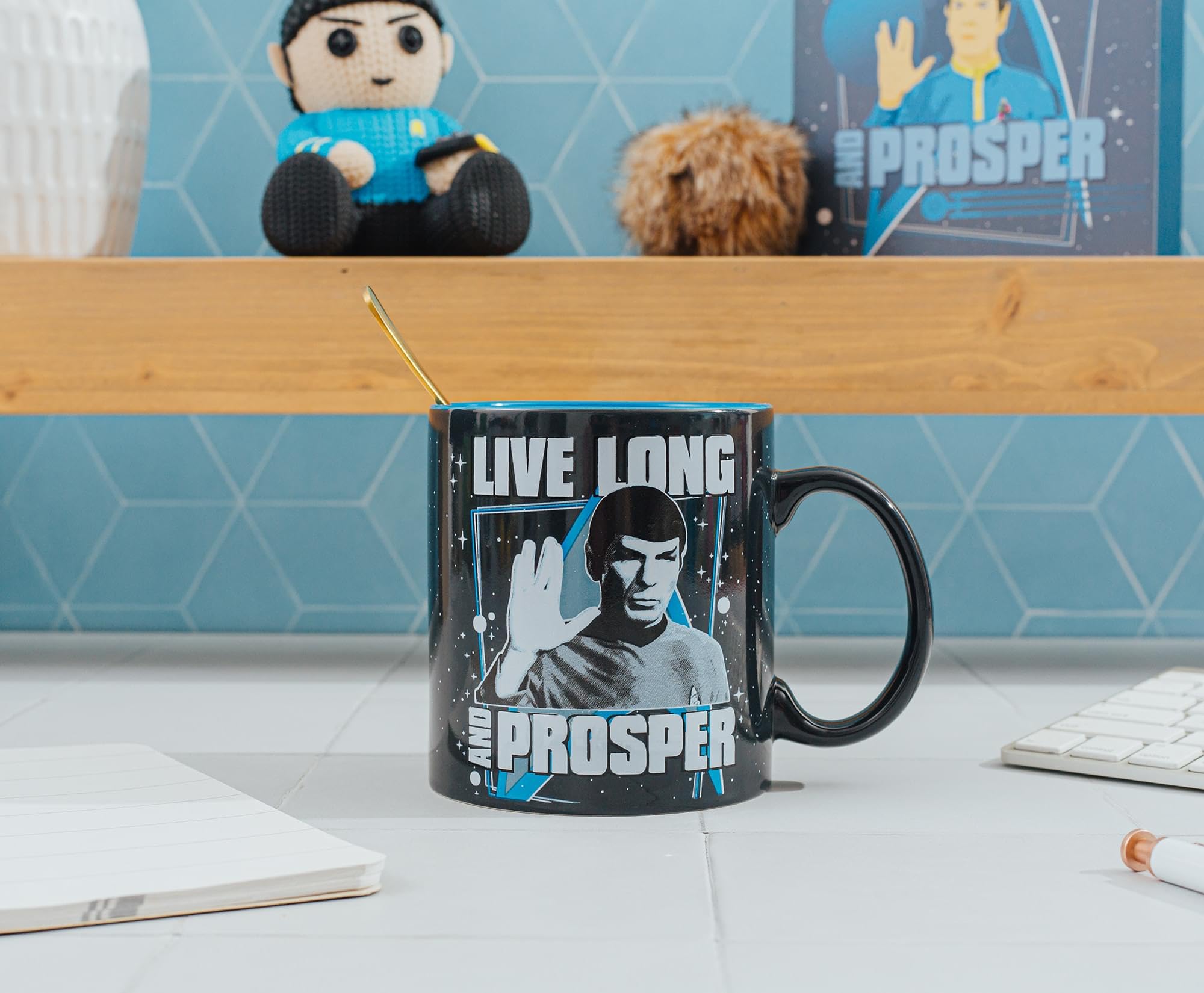 Star Trek Spock Live Long And Prosper 20Oz Ceramic Mug