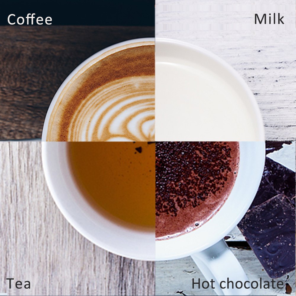 VOBAGA Coffee Warmer & Mug Warmer for Home Office Home Desk Use  20w Electric Cup Beverage Warmer Plate with 3 Temperature Settings for Tea  Water  Cocoa  Soup with Auto Shut Off After 4 Hours