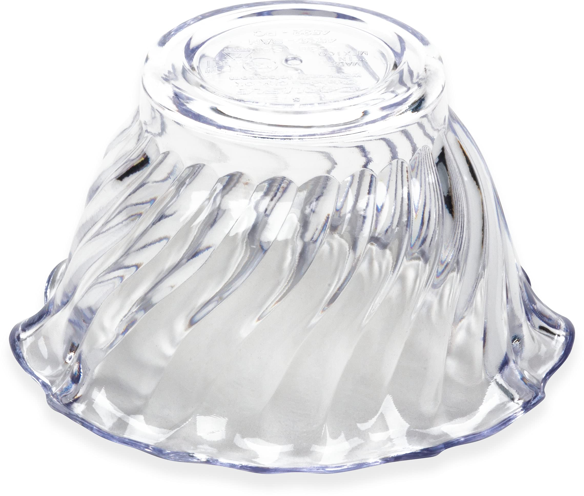Carlisle FoodService Products 453207 Mini Plastic Parfait Cup  5.4 oz  Clear