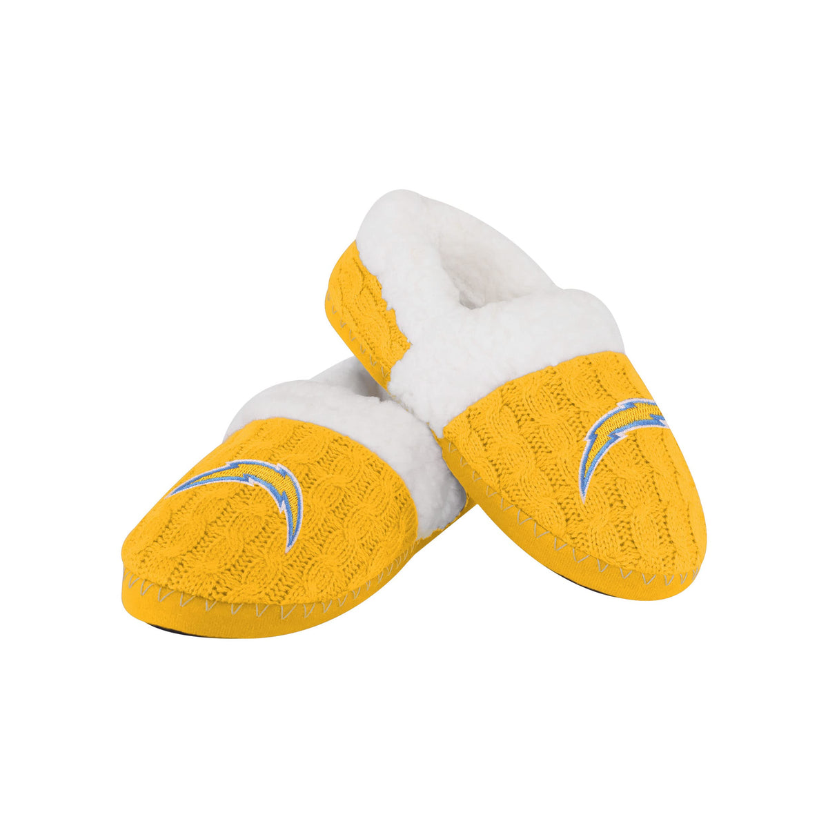 Los Angeles Chargers Nfl Nfl Womens Team Color Moccasin Slipper - S