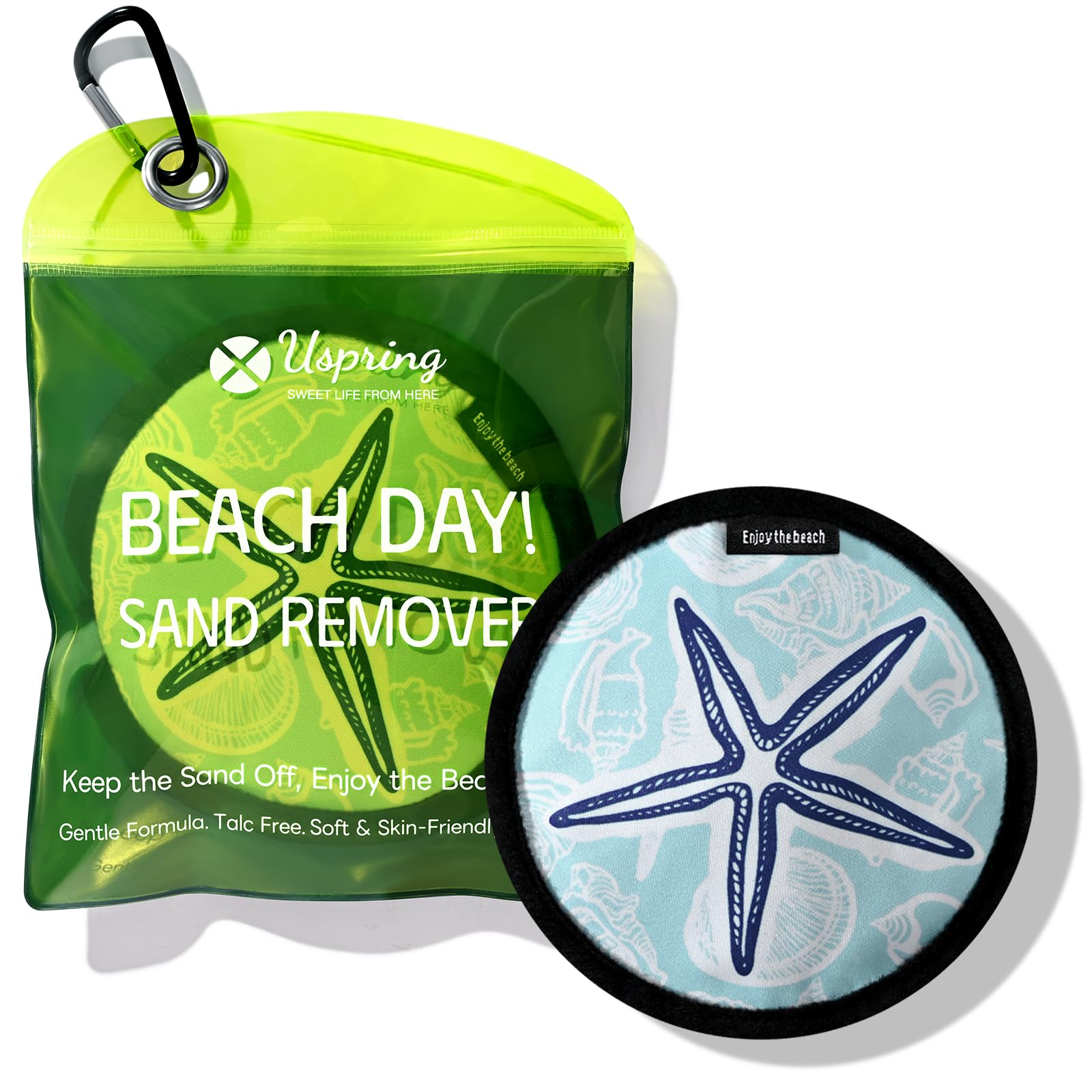 Uspring Sand Remover For Beach, Sandscreen Sand Remover Beach Essentials, Sand Removal Bag, Beach Accessories, Vacation Essentia