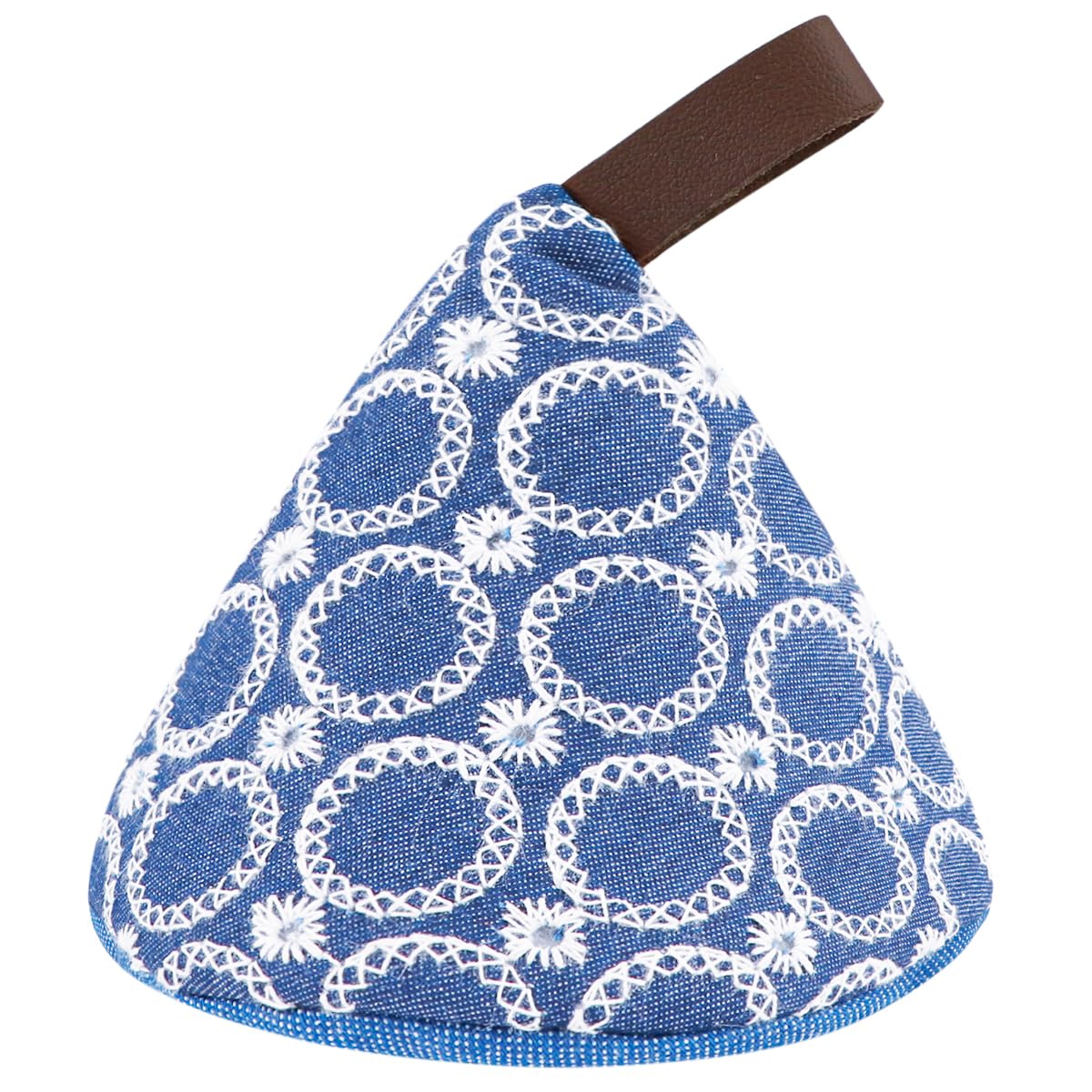 DOERDO Pot Handle Cover Sleeves Triangle Cotton Handle Cover Heat Insulated Pot Lid Grip Scald for Frying Pan Griddle Kettle, Li
