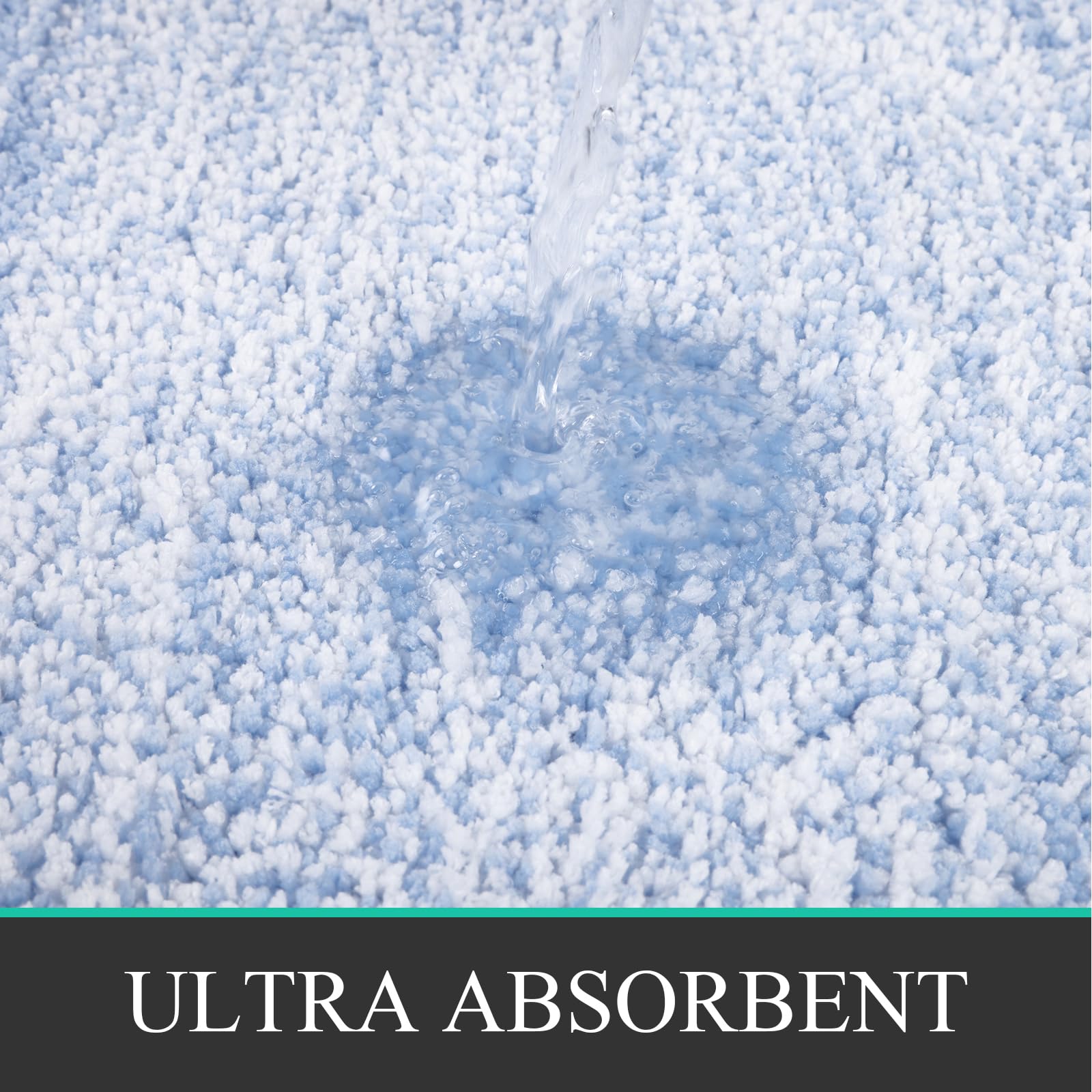 Bsmathom Bathroom Rugs Sets 4 Piece With Toilet Cover, Soft Absorbent Bath Mats Non-Slip Bathroom Mat For Bathroom Plush Shaggy