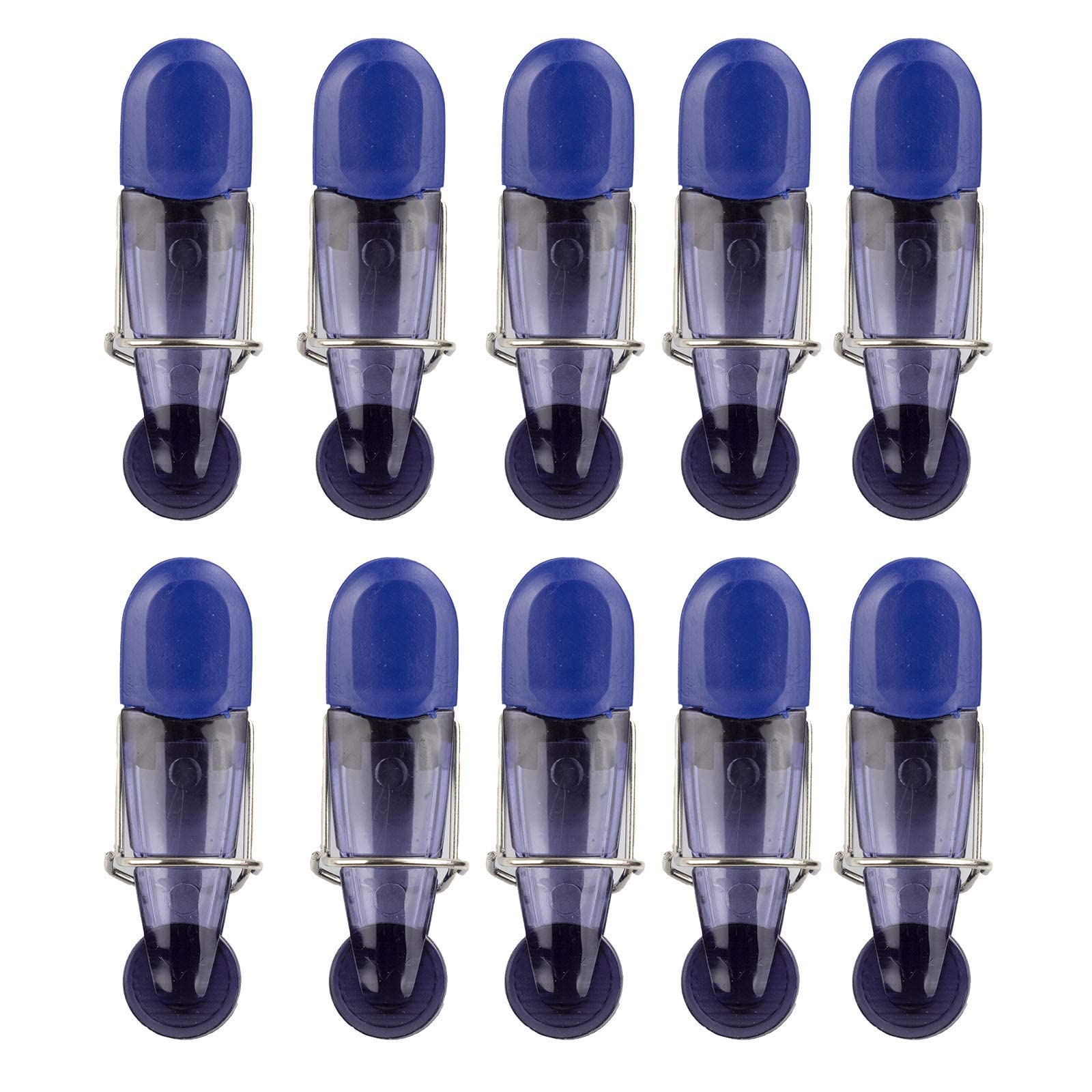 Cook With Color 10 Pc Chip Bag Clips With Magnet, Food Clips, Chip Clips, Bag Clips For Food Storage With Air Tight Seal Grip Fo