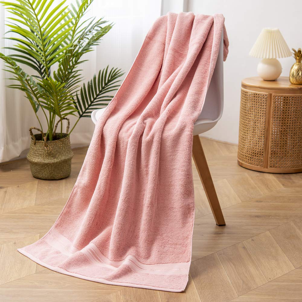Lizling Luxury Bath Towels Set 3 Pack, Towel Set 100% Cotton (1 Large Bath Towel, 1 Hand Towel, 1 Washcloth) Ultra Soft And High
