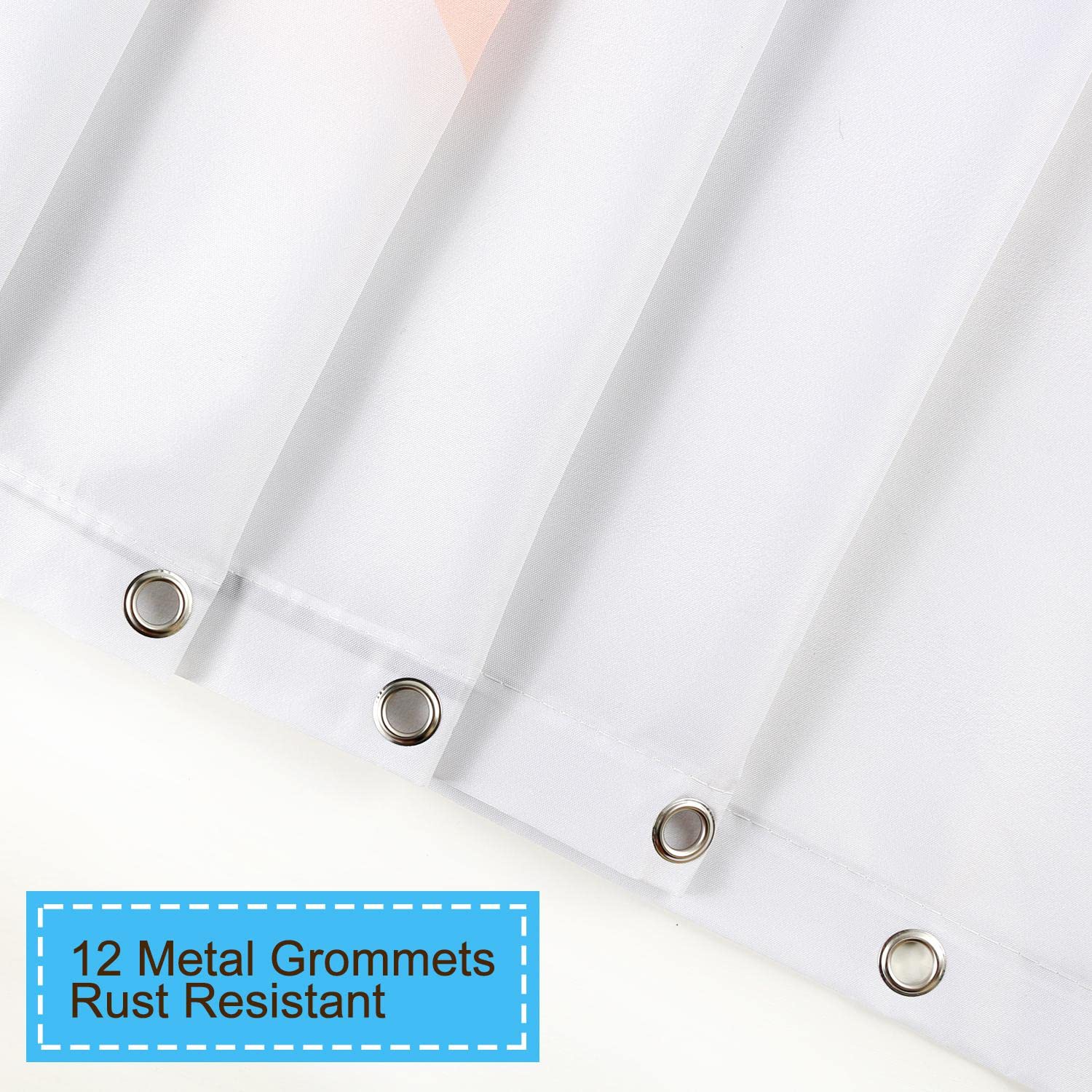 Rosielily Stall Shower Curtain 36''X72'' Inches Small Shower Curtain, Forest Mountain Shower Curtain Tree Shower Curtains For Ba