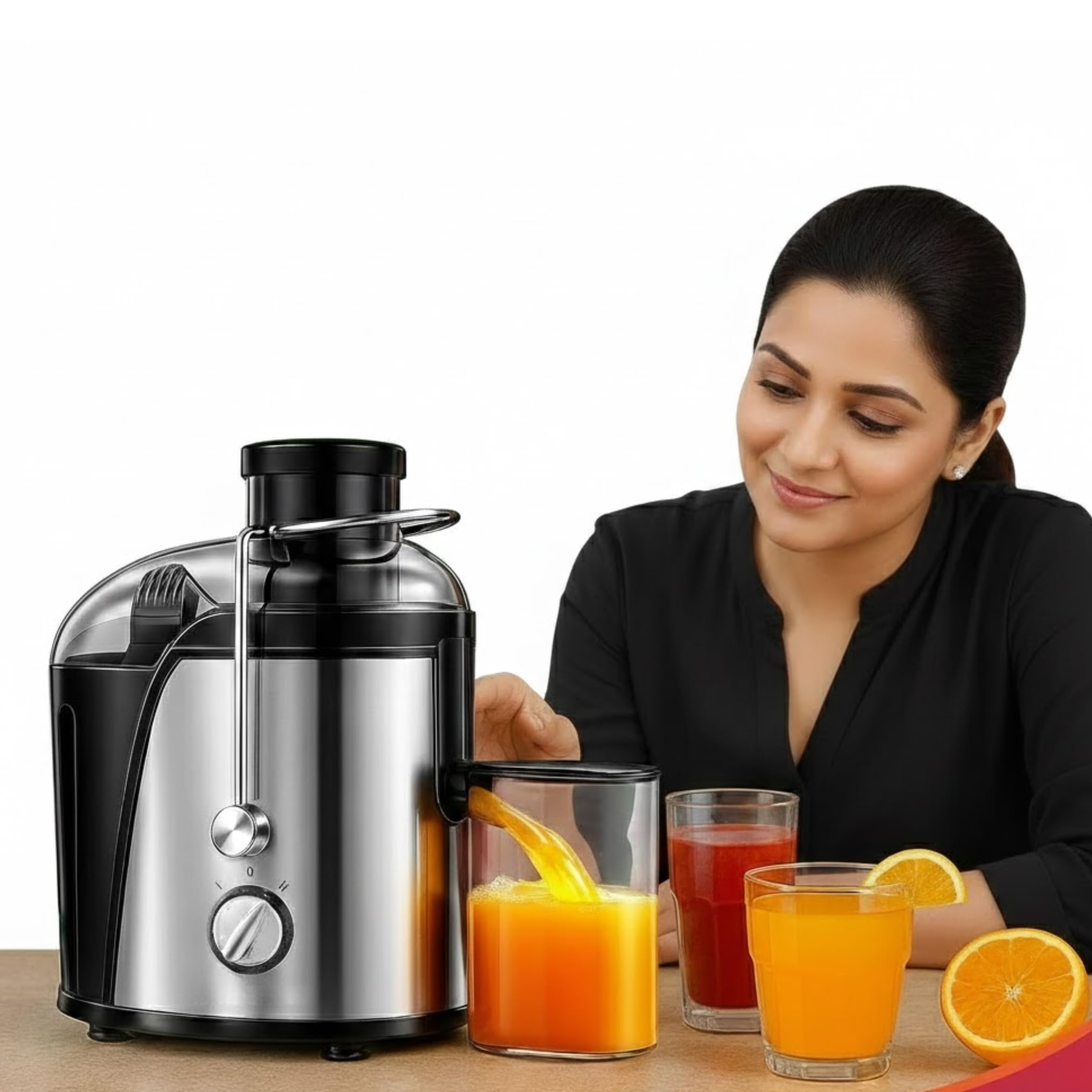 Drumstone 2026 Latest 500W Centrifugal Juicer For Home Fresh Fruit & Vegetable Juice In Seconds Dual Speed Control Wide Feeding 