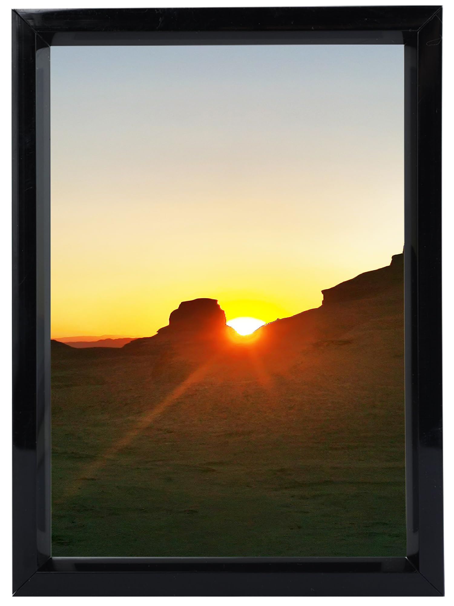 Aynoo 5x7 Picture Frame, Display Pictures 5x7 Collage Picture Frame Black,Wall and Tabletop Plastic Frame,Black