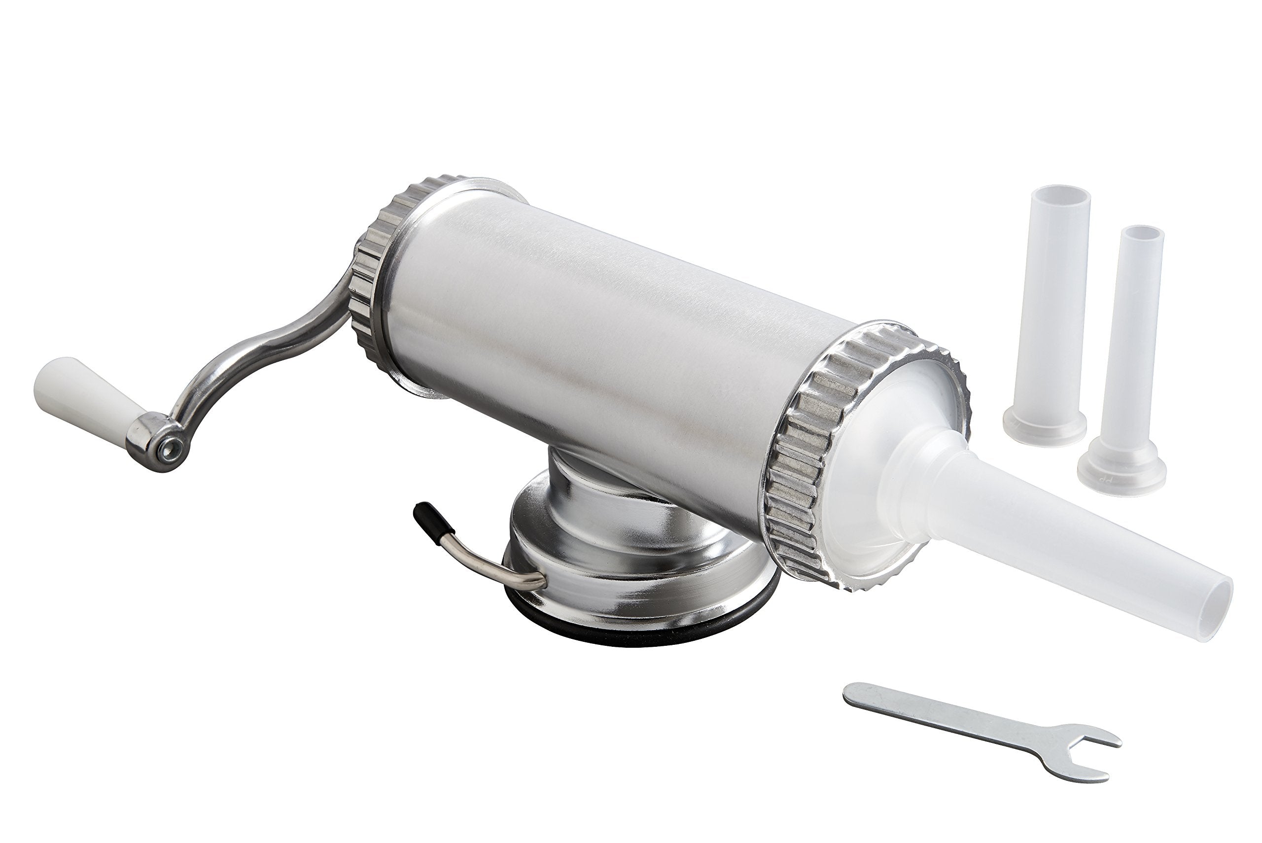 Fantes Sausage Maker With Suction Base And 3 Nozzles, 2.2-Pound Capacity, The Italian Market Original Since 1906