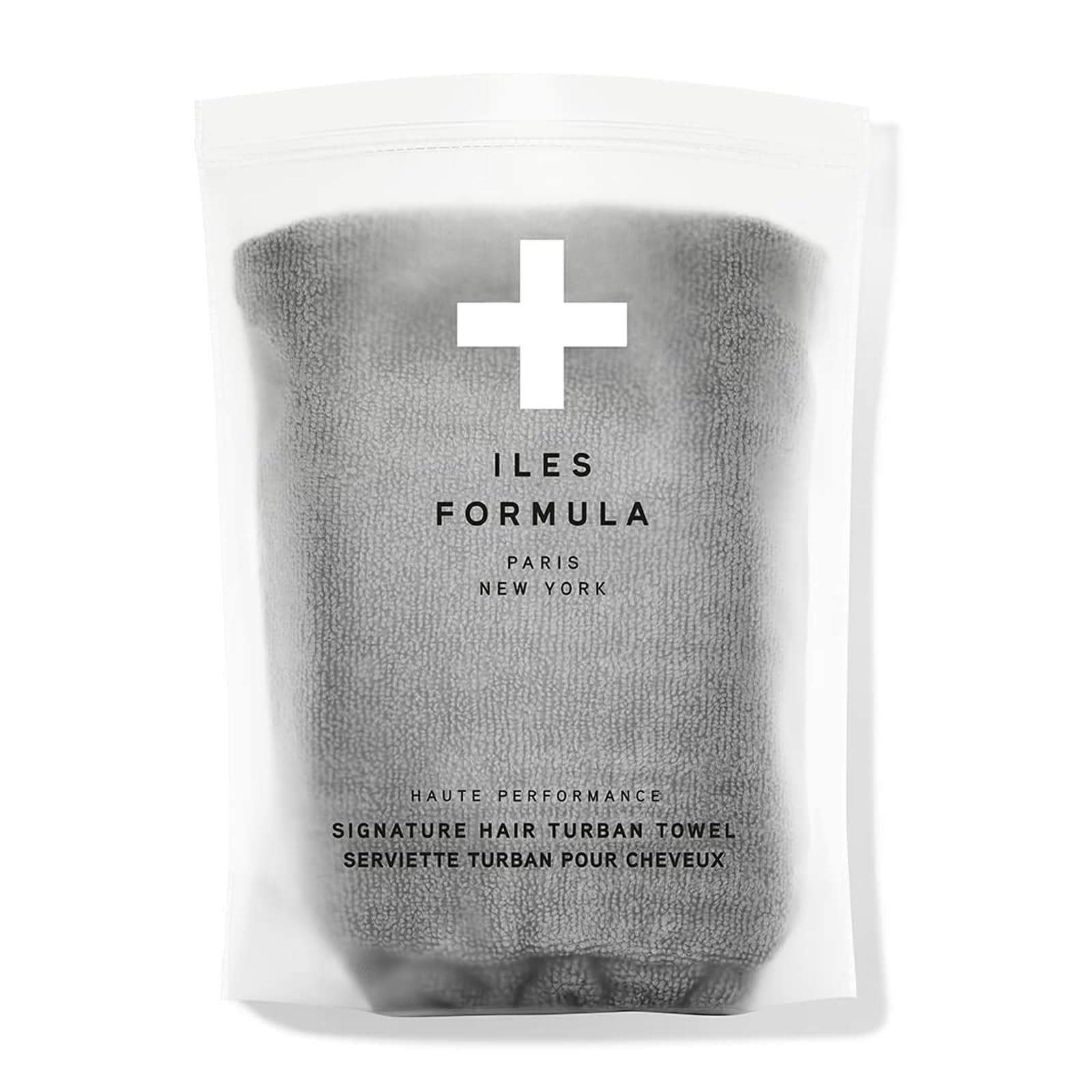 ILES FORMULA Haute Performance Hair Turban Towel - Fast Absorbing Microfiber Towel Wrap, Reduces Hair Static, Frizz, and Breakag