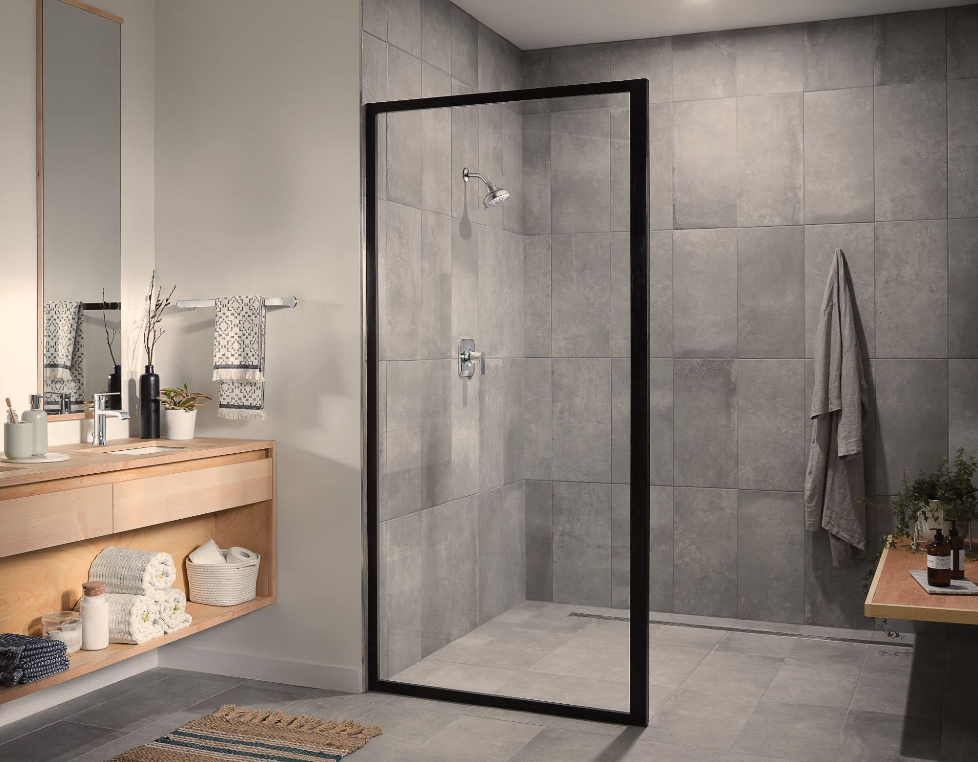 Moen Genta Lx Chrome Modern 18-Inch Single Kitchen Or Bathroom Towel Bar, Bh3818Ch