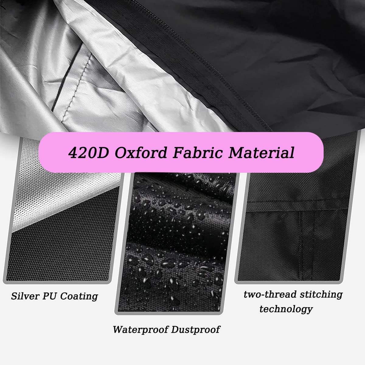 Folding Mattress Storage Bag, 40 Inch Heavy Duty Carrying Bag For 4-6 Inch Twin & Twin Xl Tri-Fold Mattress Sturdy Waterproof Cu