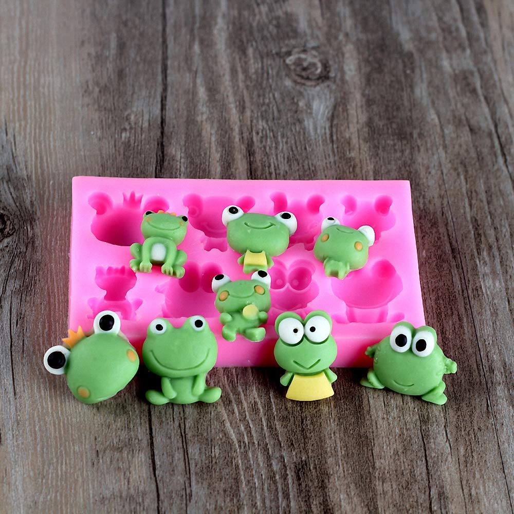 Frog Silicone Fondant Mold Cake Decorating Mold Diy Chocolate Candy Gumpaste Molds Cake Decoration Sugarcraft Mould Resin Epoxy