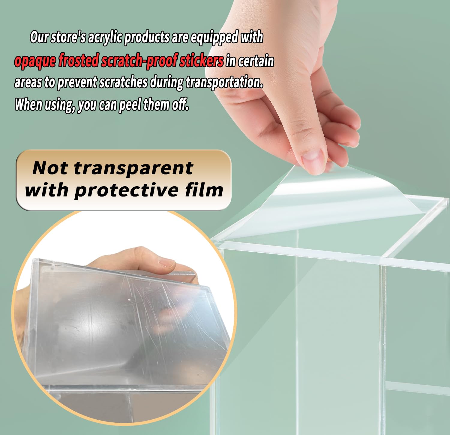 Sohalejr Makeup & Vanity Container Dryer Sheet Holder Pull-Our Drawer Container 2 Ties Clear Acrylic Box For Laundry Room Organi