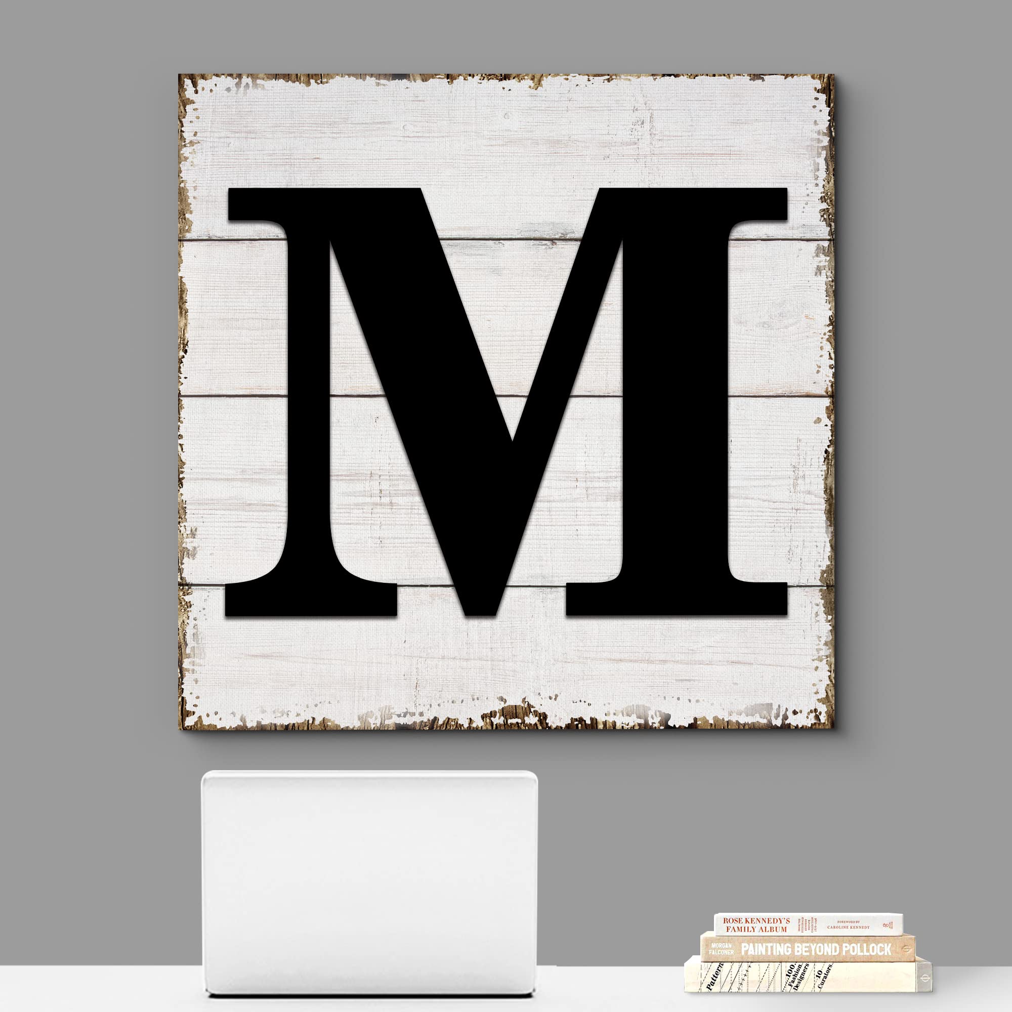 Wall26 Canvas Wall Art English Letter Wood Background Home Wall Decorations For Bedroom Living Room Paintings Canvas Prints Fram