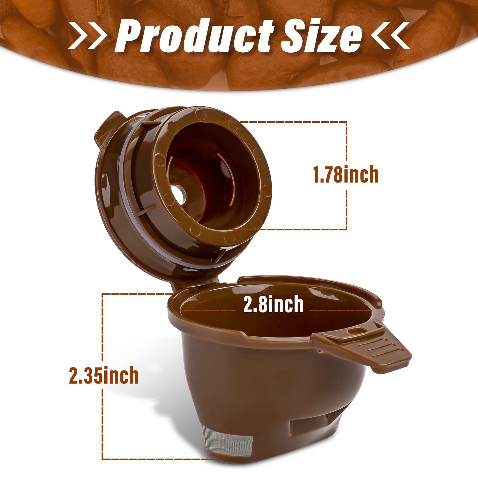 Ophjerg Single Serving Ground Coffee Brew Filter Holder Basket, Reusable Nylon Mesh or Metal, Compatible with Hamilton Beach FlexBrew Models 49957-49979