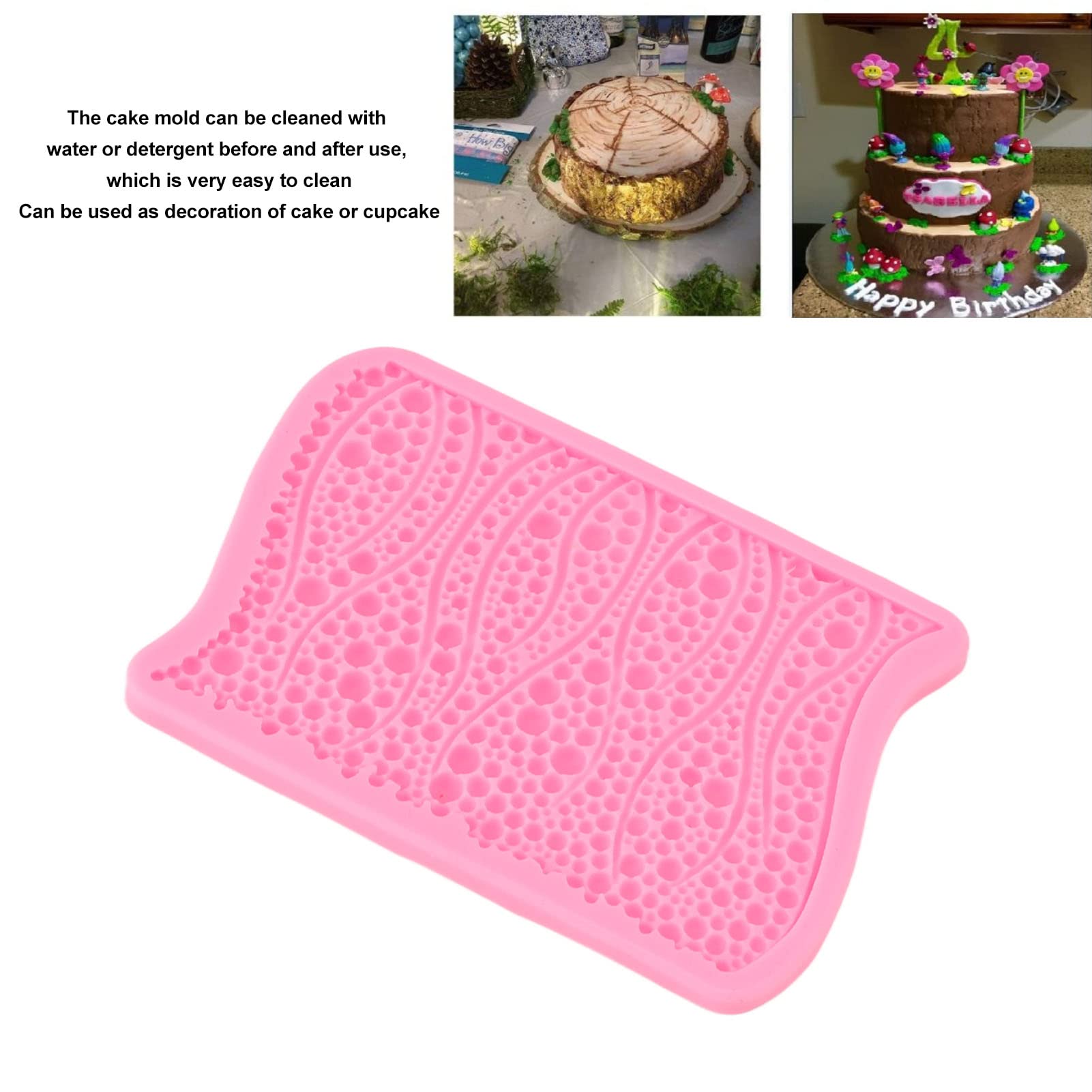 Bubbles Pearls Silicone Mold, Round Pearls Bubbles Fondant Mold Diy Chocolate Candy Sugar Baking Moulds For Cake Decorating
