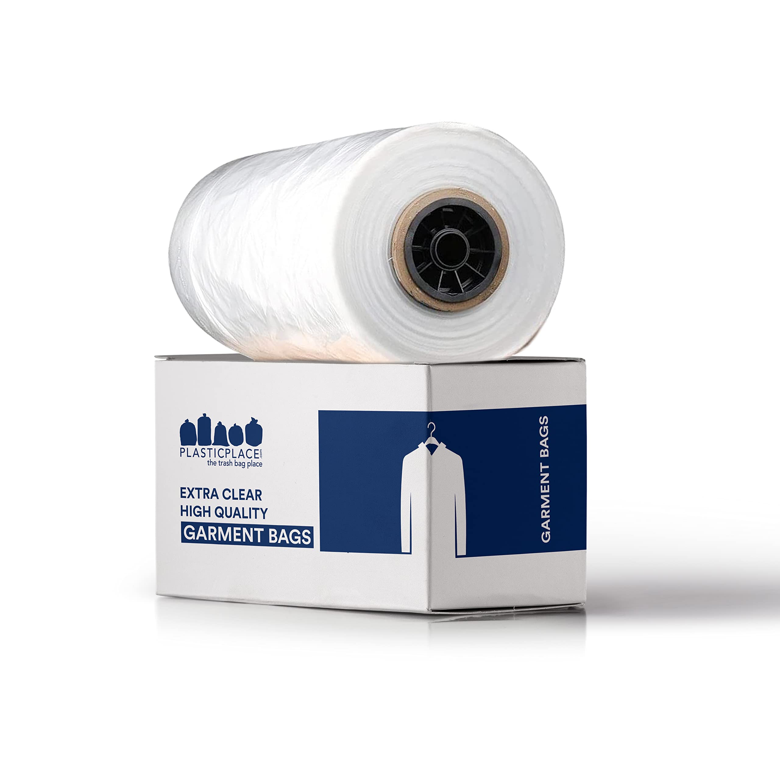 Plasticplace .65 Mil Clear Garment Bags, 21 X 7 X 54 Inch, 320 Count (Pack Of 1)