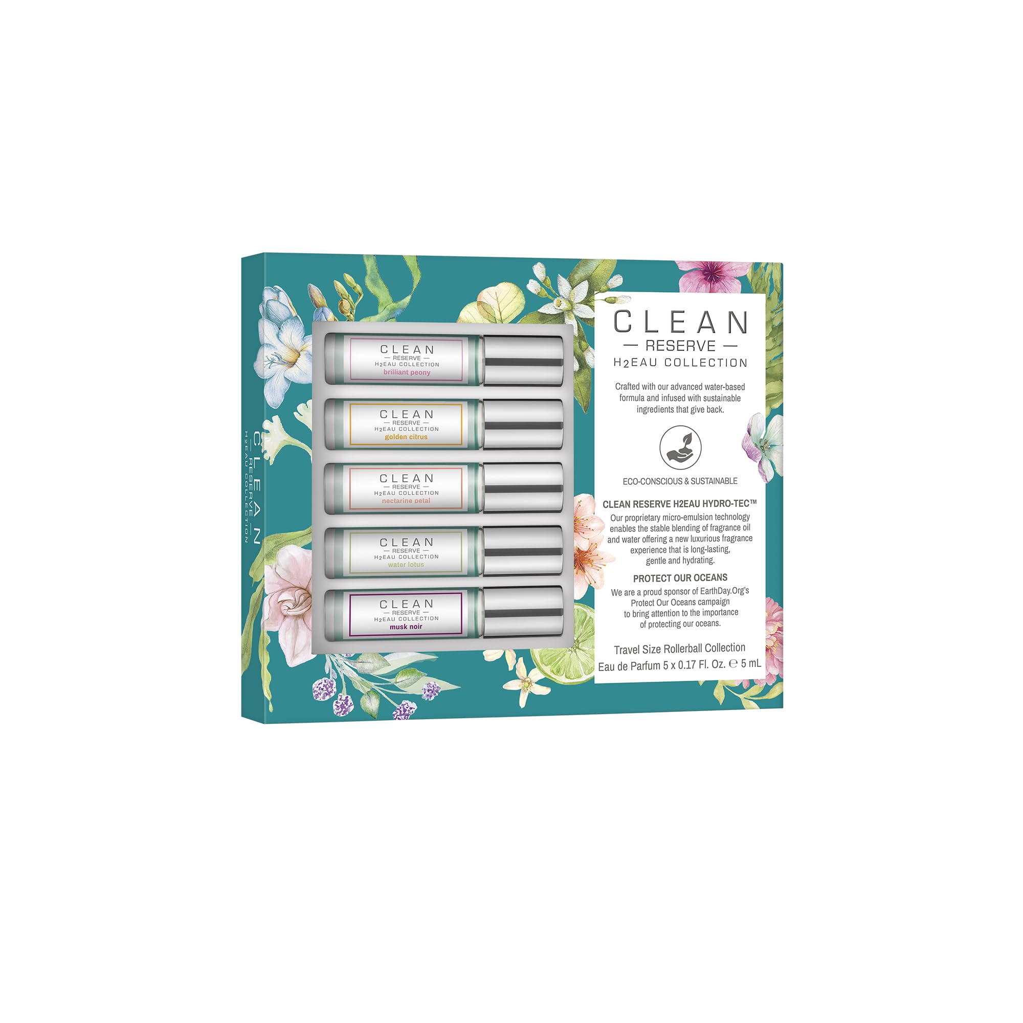 CLEAN H2EAU Fragrance Travel Rollerball Set