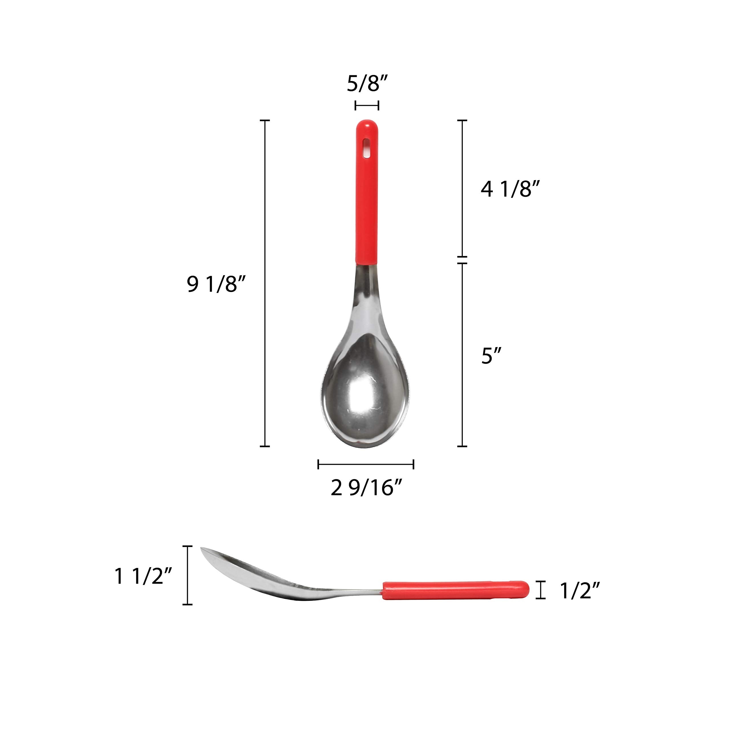 Thunder Group Slla001 Plastic Handle Vegetable Spoon