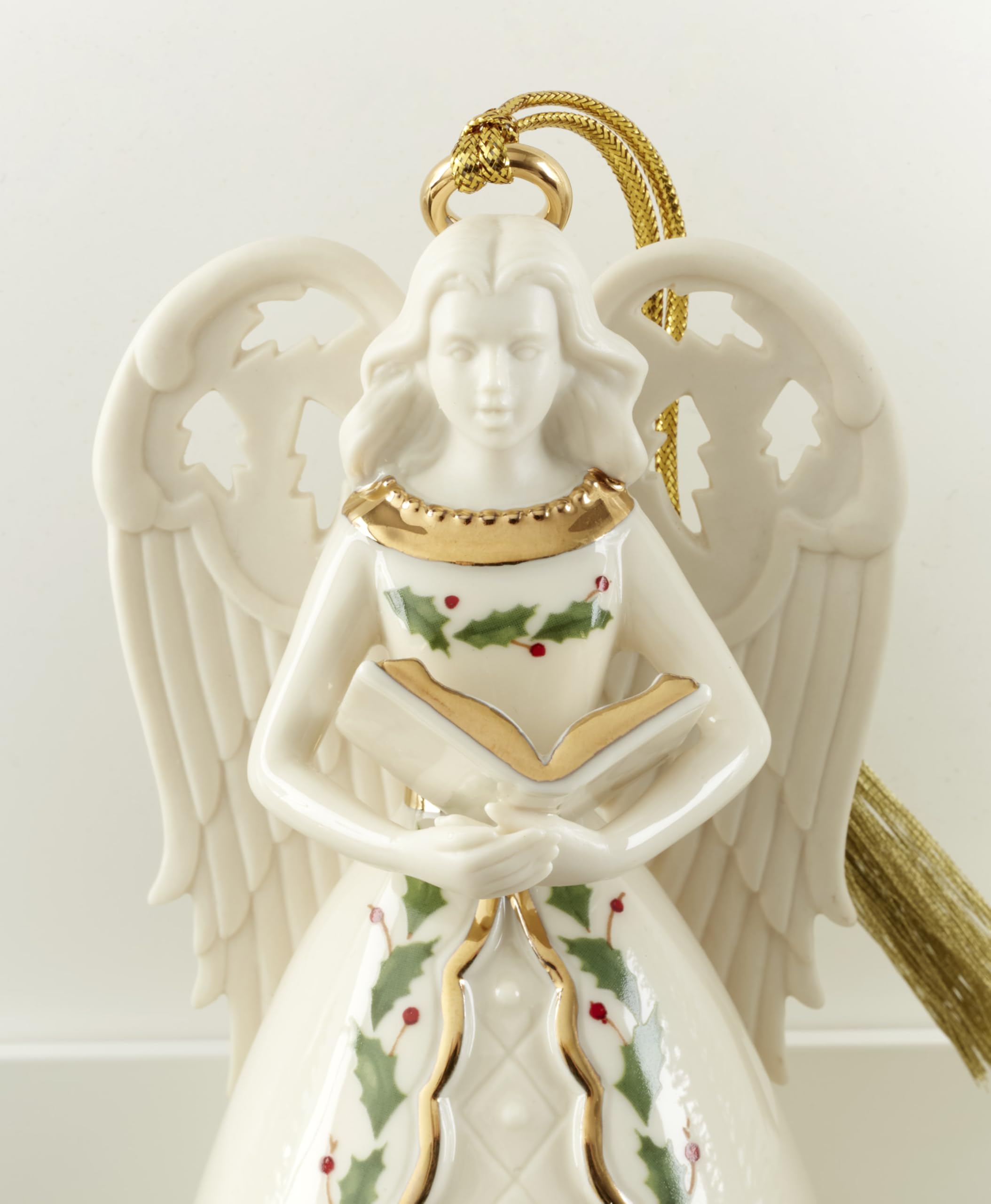 Lenox 897139 Holiday Angel Bell with Hymns Ornament, Christmas, Decorations