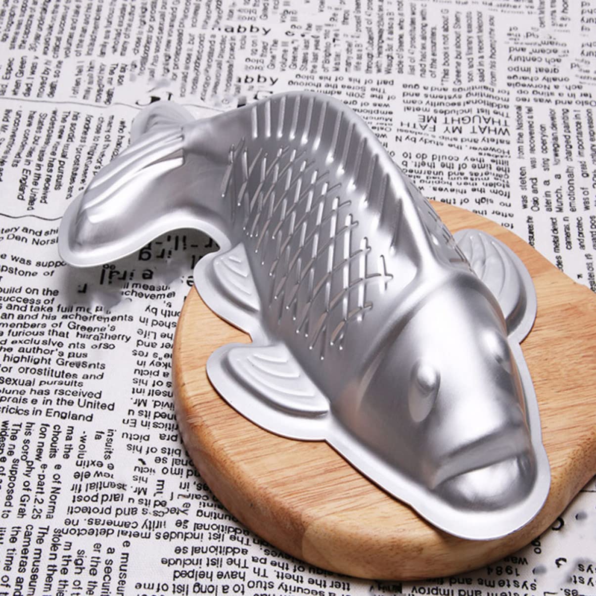 Alipis Steamed Bakeware Birthday Mould Dessert Pan Baking Diy Tin Easter Fondant Carp Alloy Shape Favor Taiyaki Aluminum Wedding