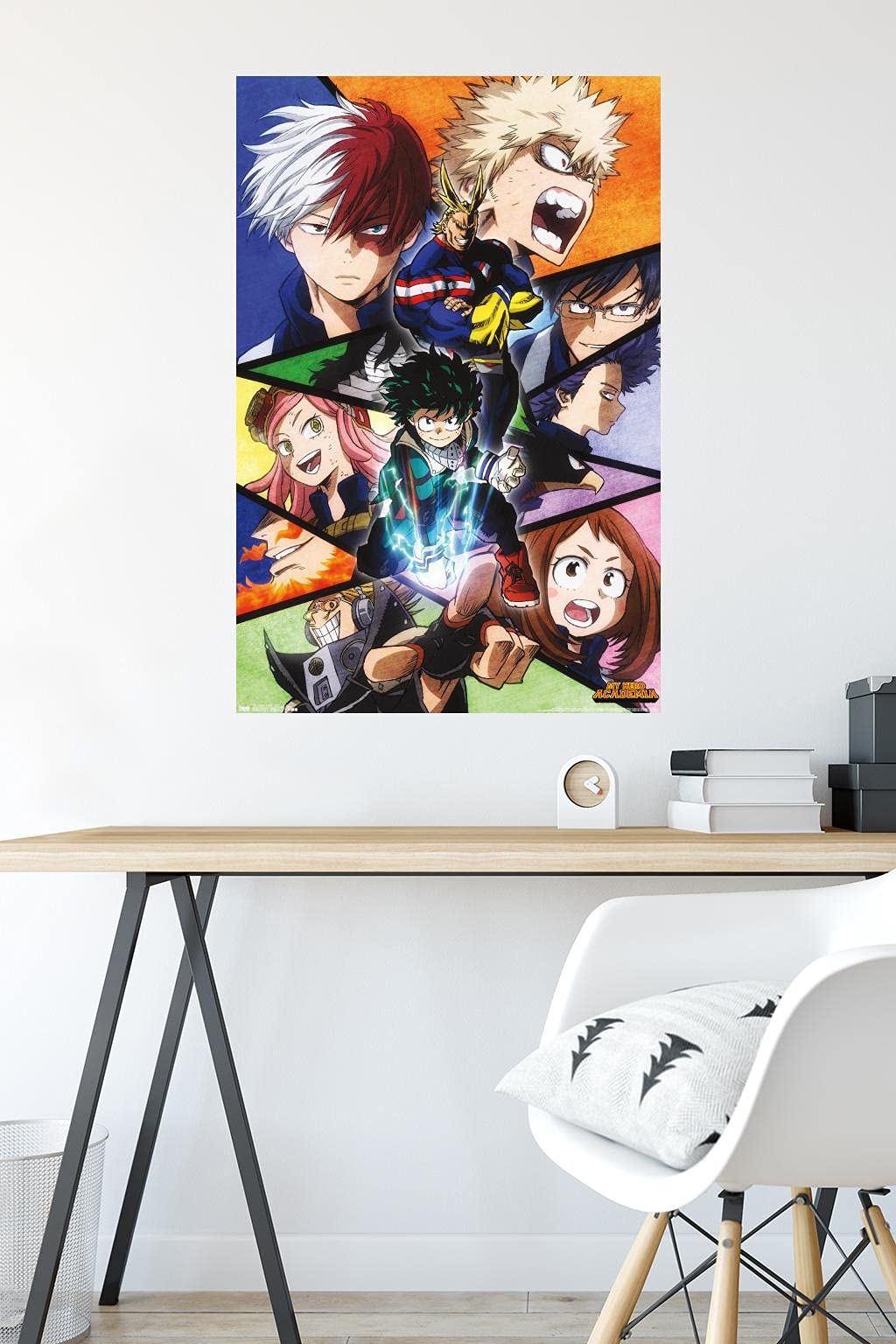 Trends International My Hero Academia-Faces Wall Poster, 22.375'' X 34'', Premium Unframed