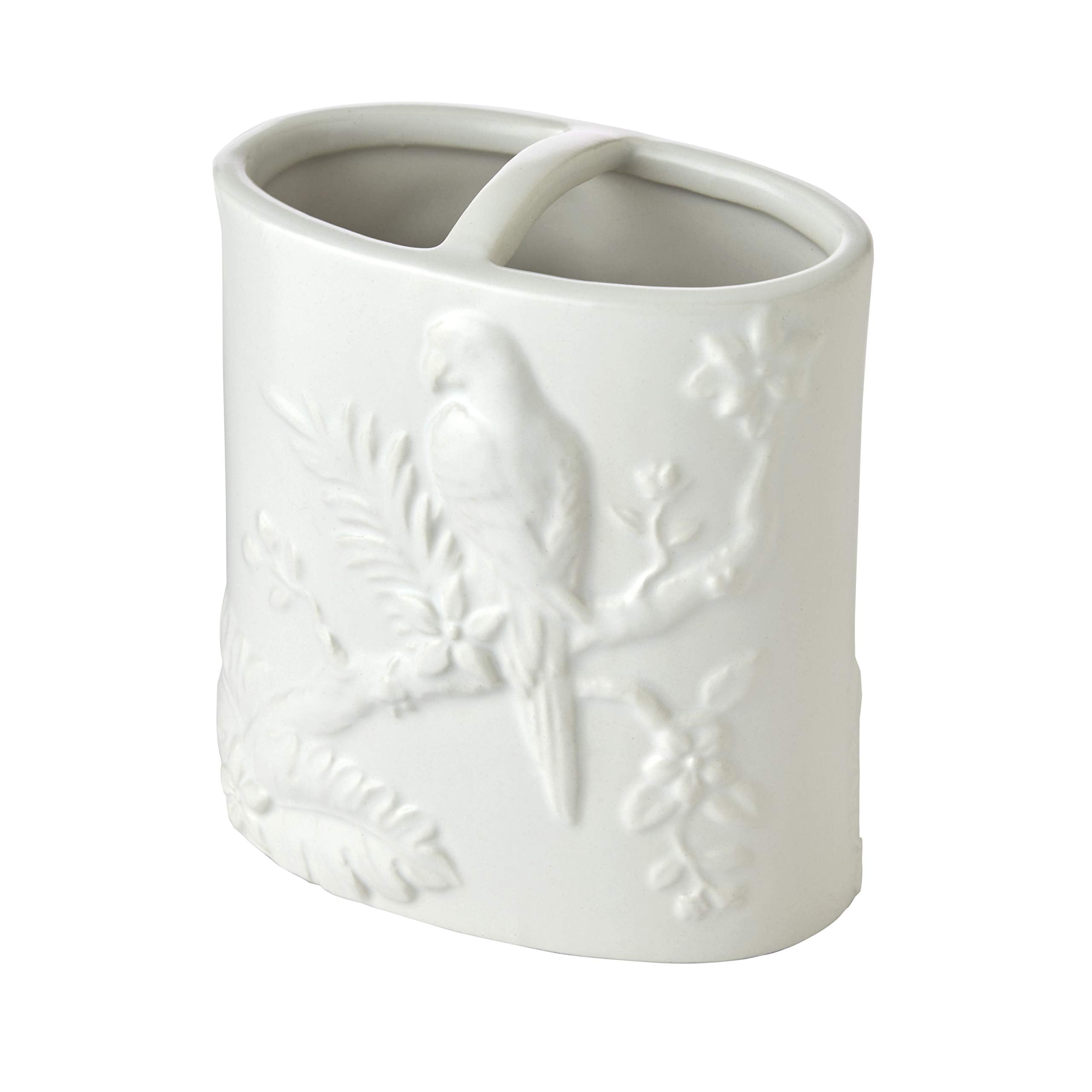 Skl Home Vern Yip Jungle Cats Toothbrush Holder, White