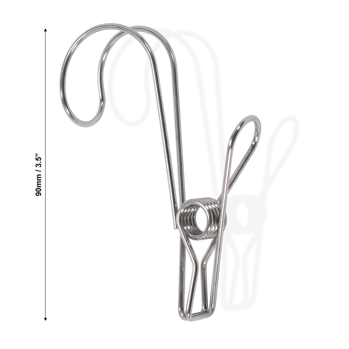 Oakenleaf Clothes Pins Hook Clip Will Not Rust 20 Piece 316 Marine Grade Stainless Steel Modern & Eco-Friendly 3.5Inch With A Wi