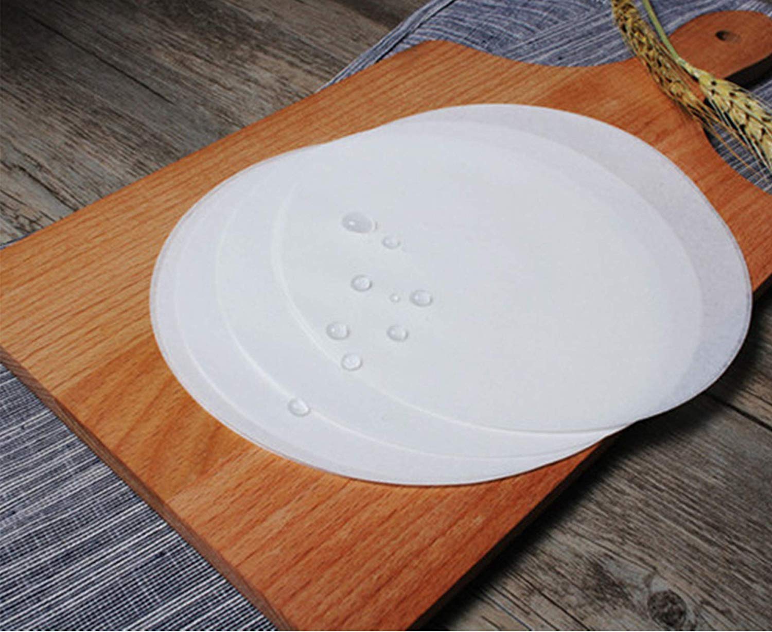 Non-Stick Round Parchment Paper- 6 Inch - 100 Eco-Friendly Pack - Baking Paper Liners For Round Cake Pans Circle Cheesecake, Coo