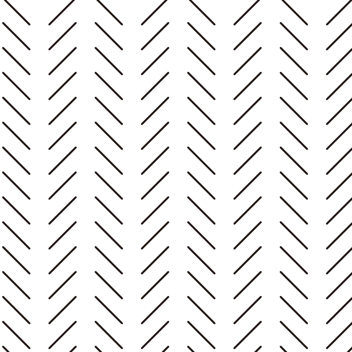 A Room With Black Line Vinyl Wall Decals, Peel And Stick Modern Boho Stickers, 300 Stripes With A Reference Template For Stickin
