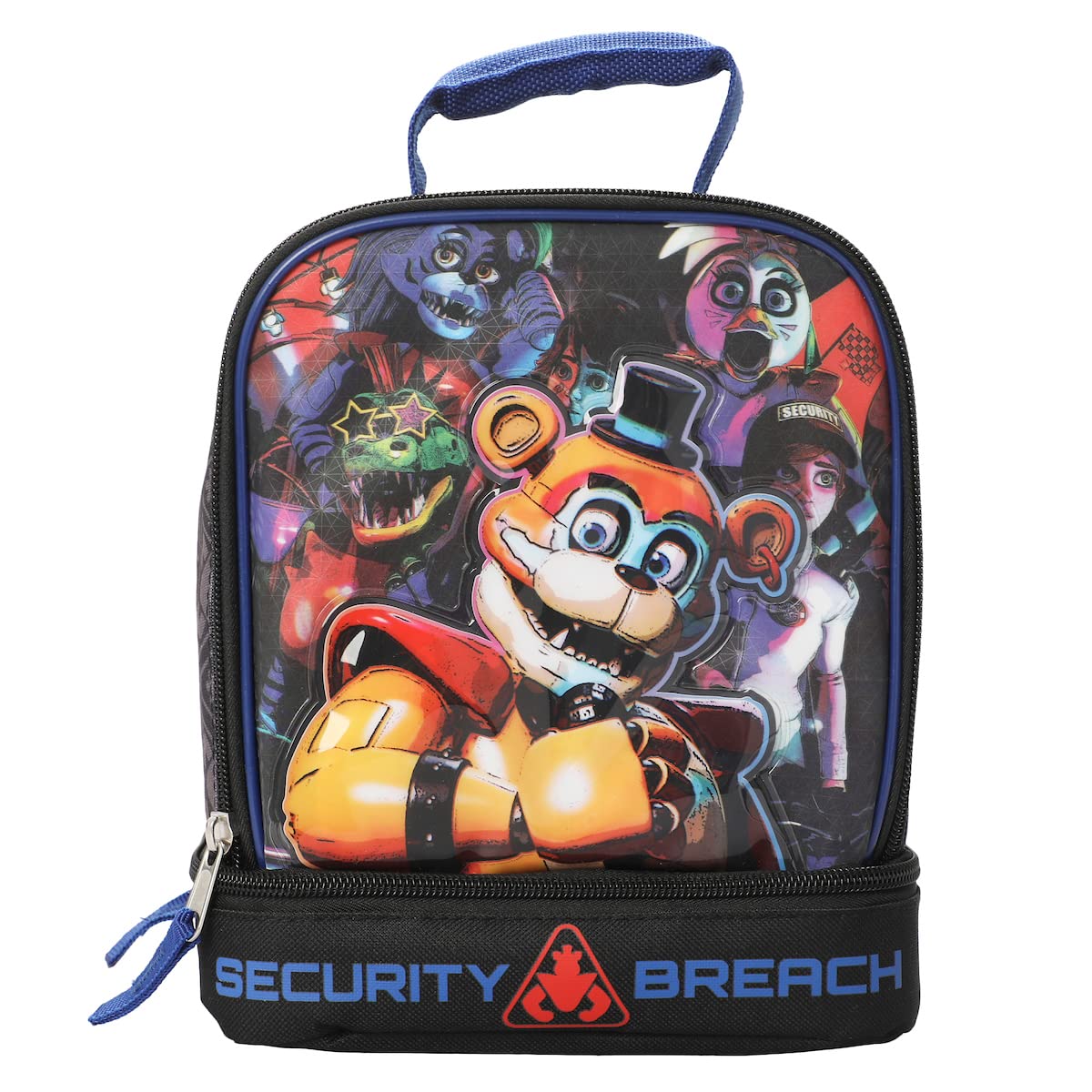 Five Nights at Freddys: Security Breach Insulated Lunch Box With Double Compartments