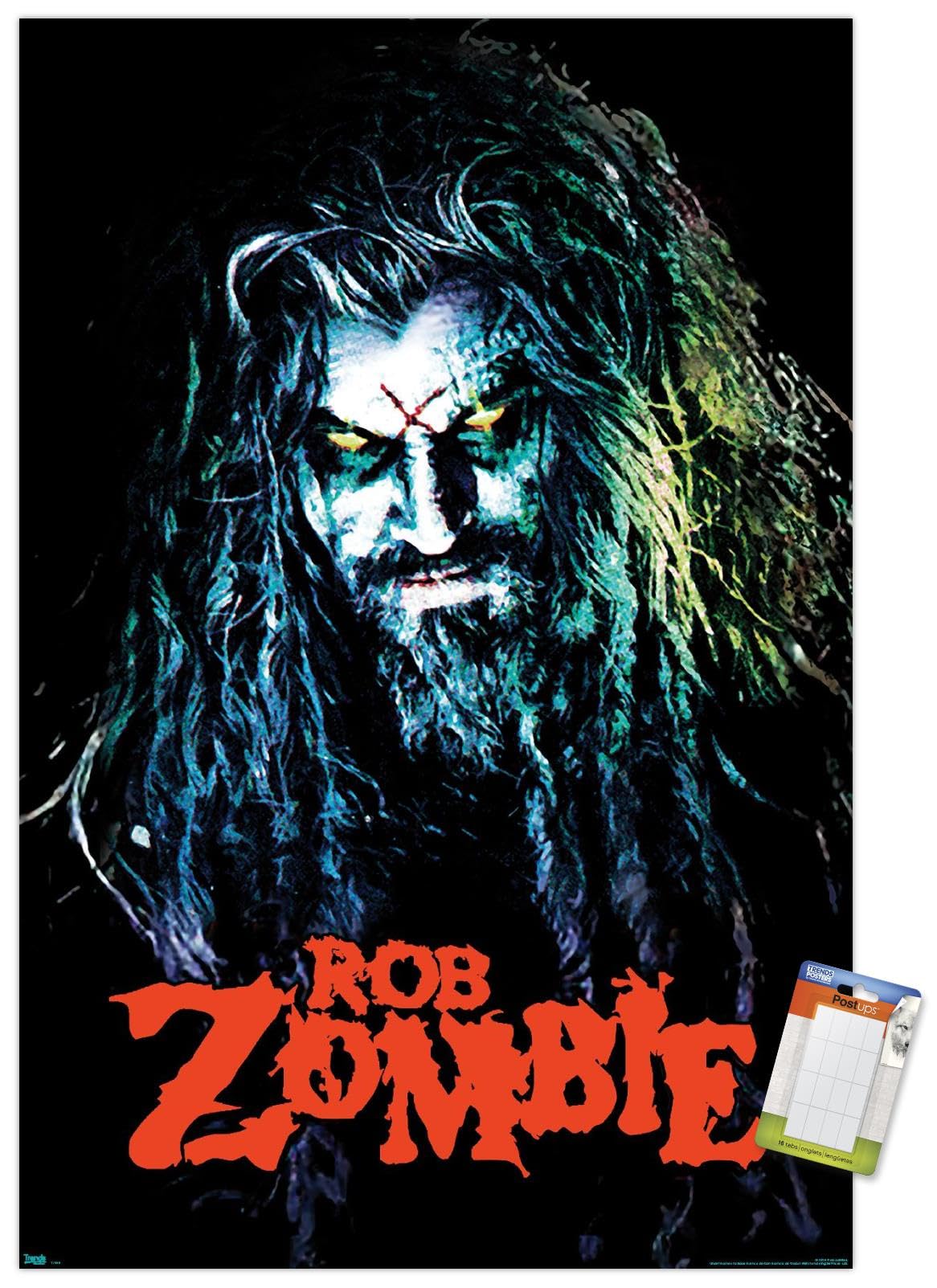 Trends International Rob Zombie - Hellbilly Wall Poster, 22.37'' X 34.00'', Poster & Mount Bundle