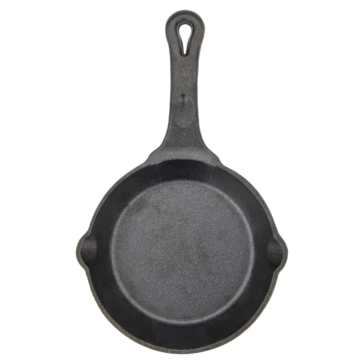 Winco Commercial-Grade Cast Iron Skillet With Handle, 6''