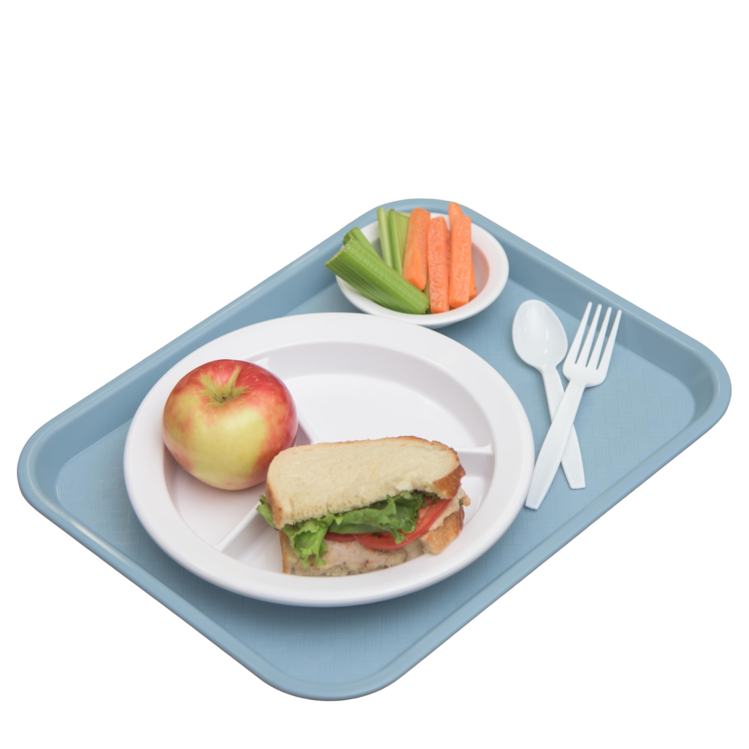 Carlisle Foodservice Products Ct101459 Caf   Standard Cafeteria / Fast Food Tray, 10'' X 14'', Slate Blue