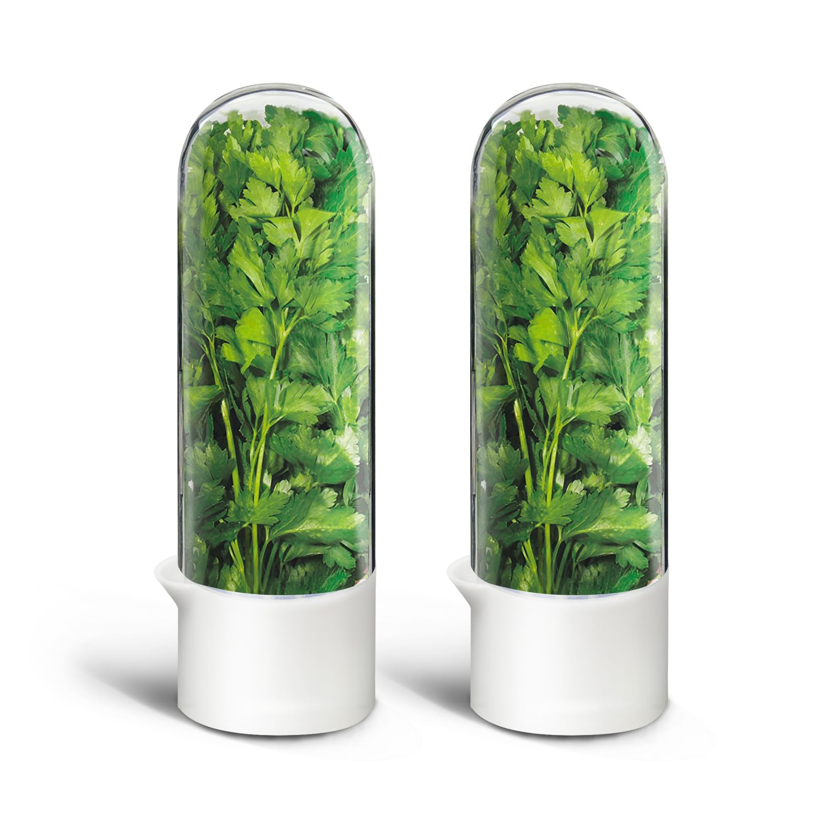 Ueoz Plastic Herb Keeper For Refrigerator, Herb Saver For Refrigerator, Vegetable Preservation Bottle For Cilantro, Mint, Parsle