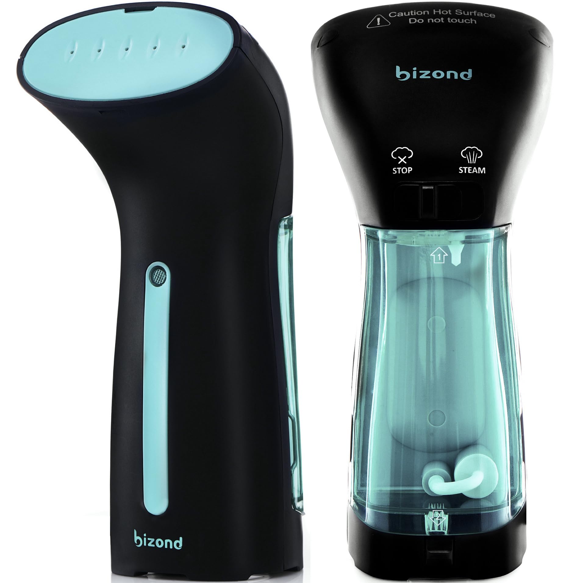 Bizond Steamer For Clothes, Travel Handheld Portable Steamer For Garment And Fabric - No Spitting, Safe And Little Handy - Compa