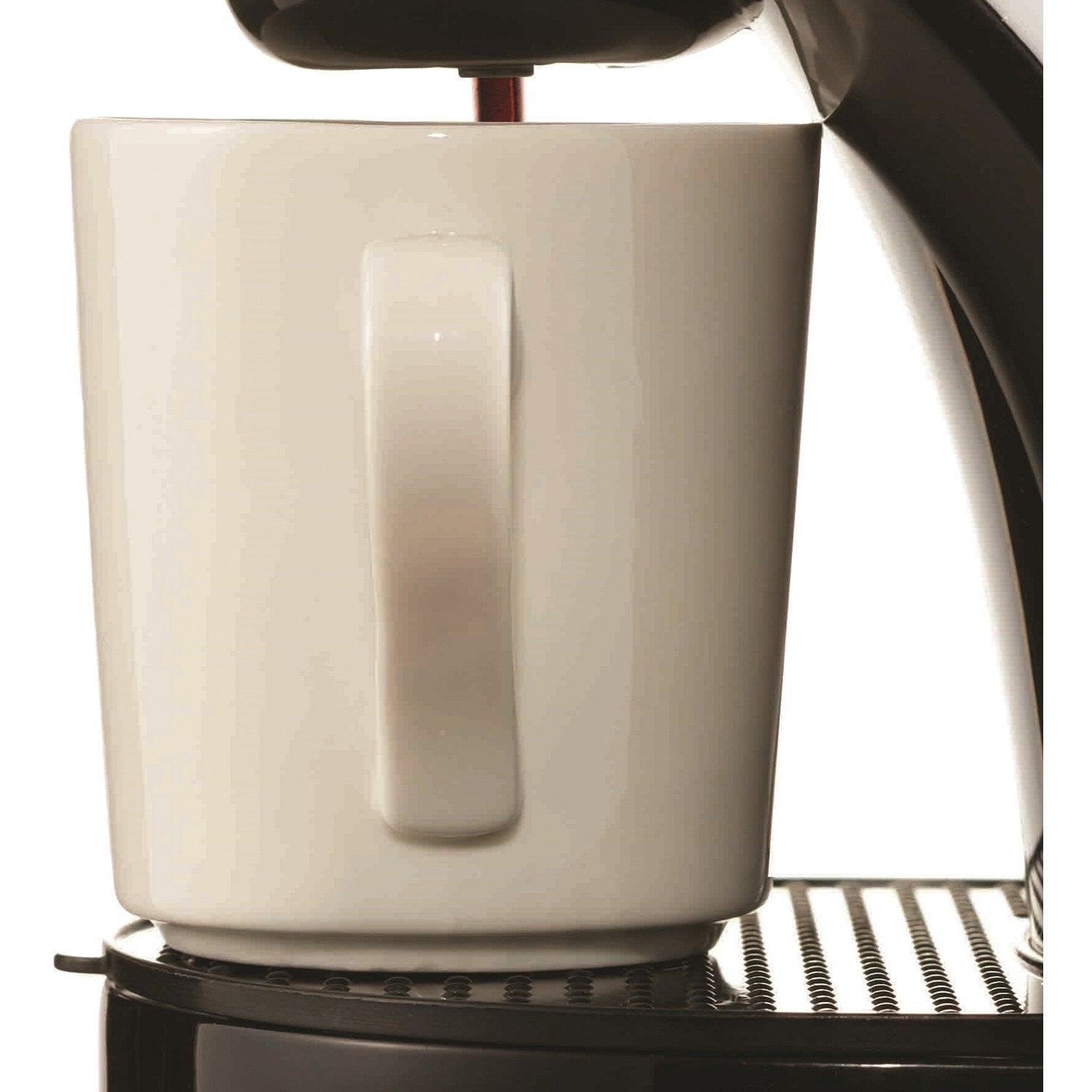 Brentwood TS-112W Coffee Maker with Ceramic Mug  Single Serve  White