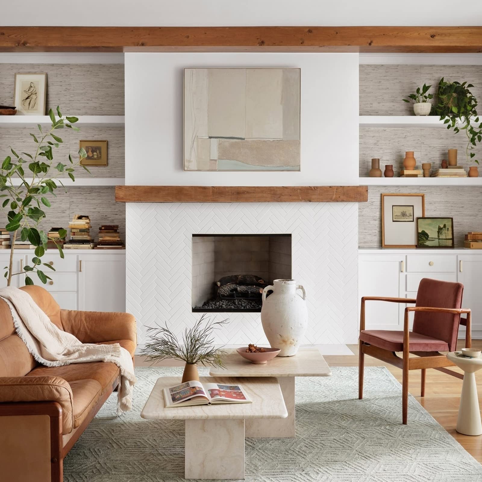 QEEIG White Floating Shelves 36 inches Long - Wall Mounted Shelf Modern Bathroom Bedroom Kitchen Living Room Large Extra Long 9.3'' D x 35.4'' W Set of 2 (008-90W)