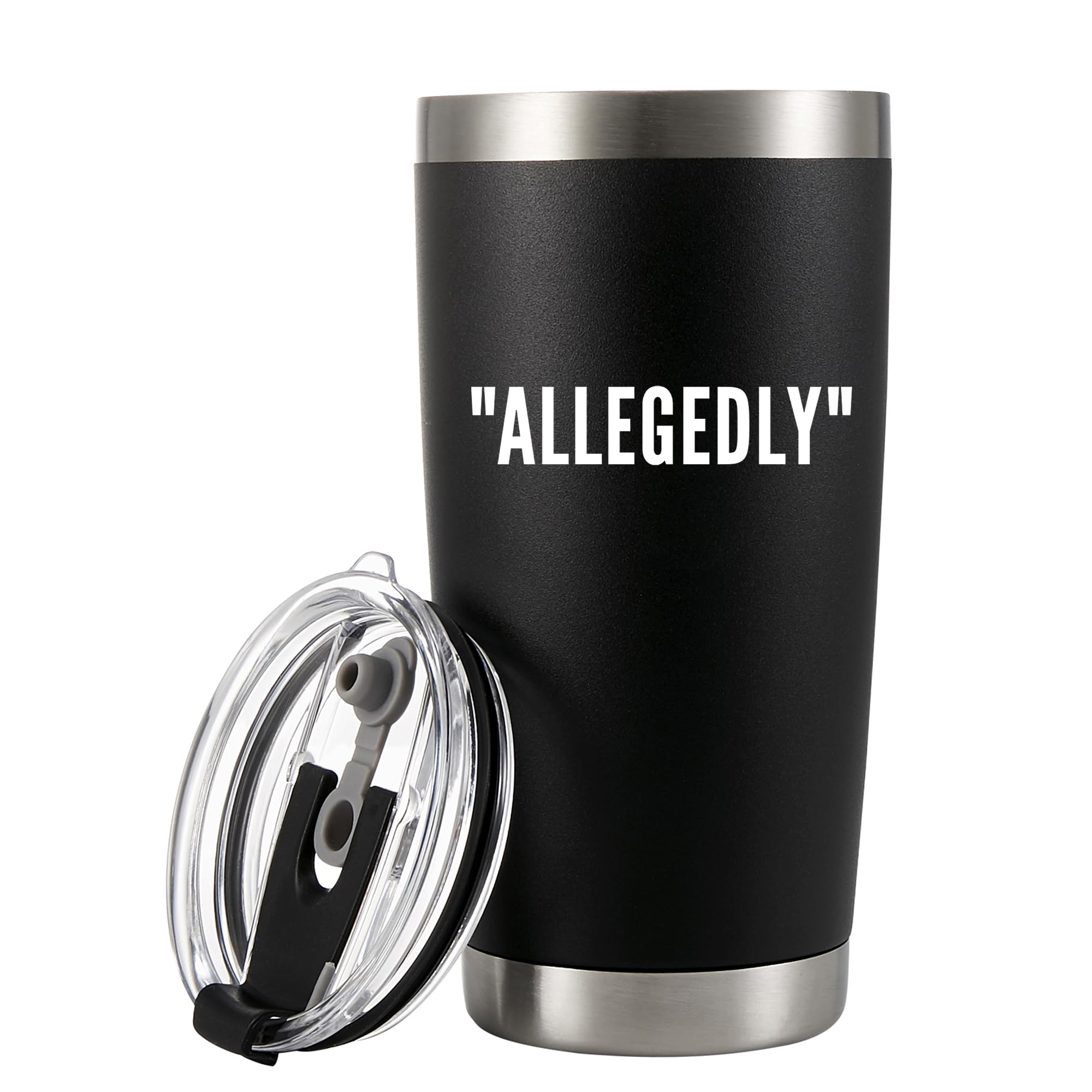 Panvola Allegedly Lawyer Mug Funny Graduation Gift For Law Student Teacher Attorney Vacuum Insulated Tumbler With Straw Lid Funn