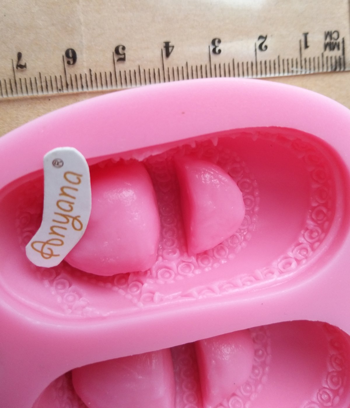 Anyana Girl Baby Booties Shoes Shower Christening Mould Cake Fondant Silicone Gum Paste Mold For Sugar Paste Cupcake Decorating