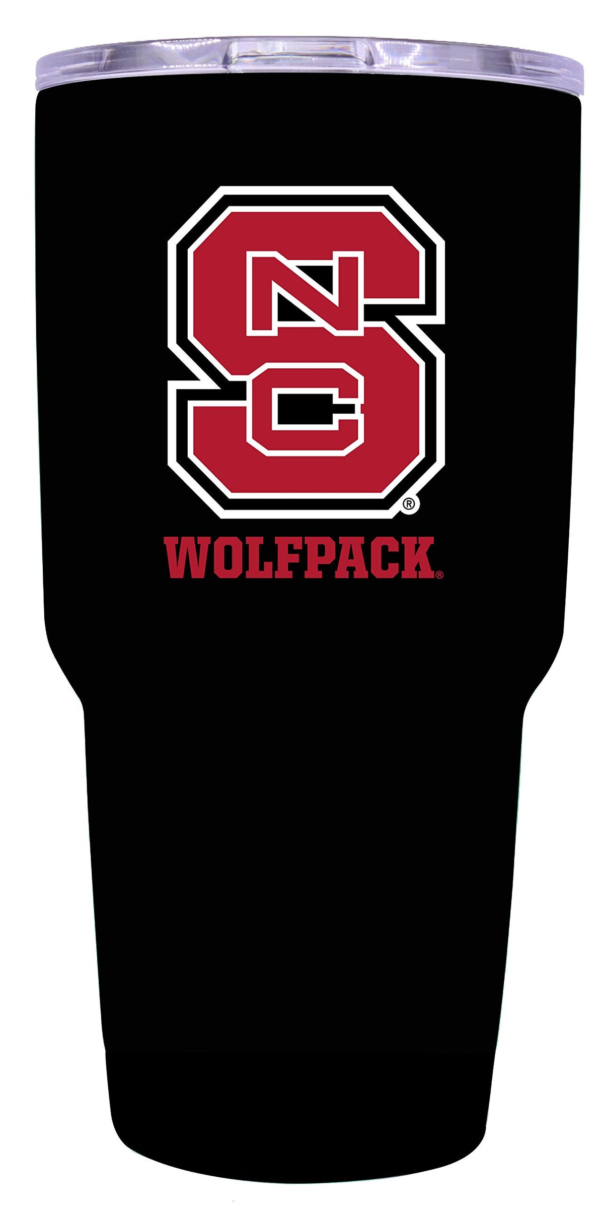 R And R Imports Nc State Wolfpack 24 Oz Black Insulated Stainless Steel Tumbler Officially Licensed Collegiate Product