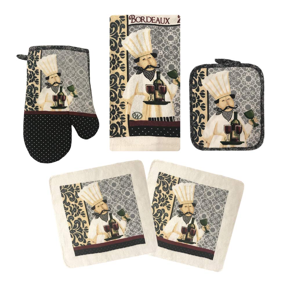 Oven Mitts And Pot Holders - Kitchen Towels And Dish Cloths Sets - Oven Mitts - Tea Towels - Dish Cloths Set