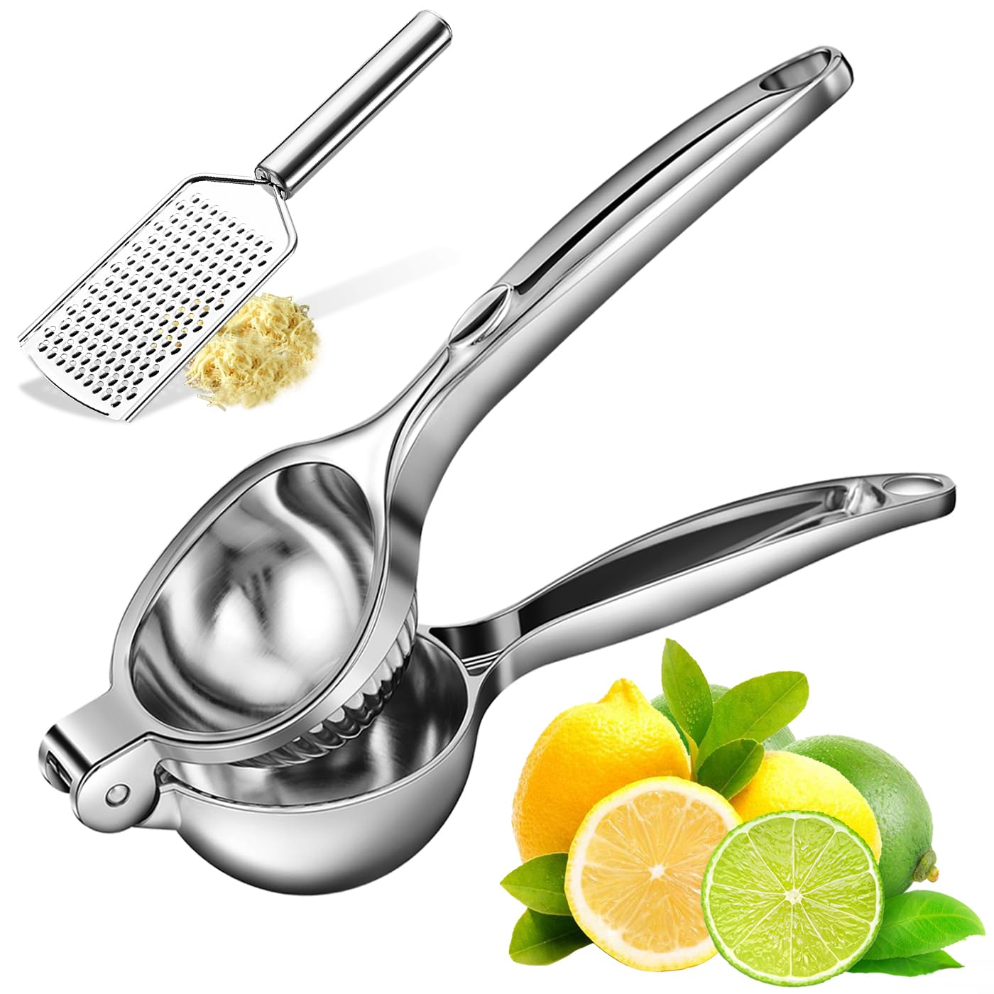 2 Pcs Lemon Squeezer And Lemon Zester - Lime Hand Juice Lemon Squeezers Press Citrus Press Juicers Squeezer, Premium Quality Lim