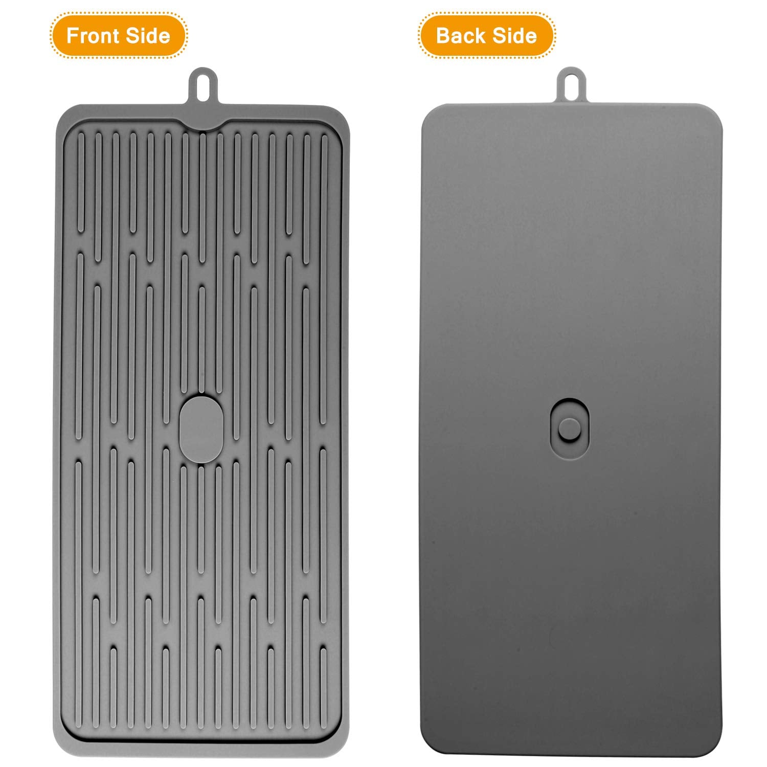 Silicone Dish Drying Mat 18   X8   , Heat Resistant Trivets For Kitchen Counter, Draining Mat, Sink Mat, Hot Pads For Multiple U