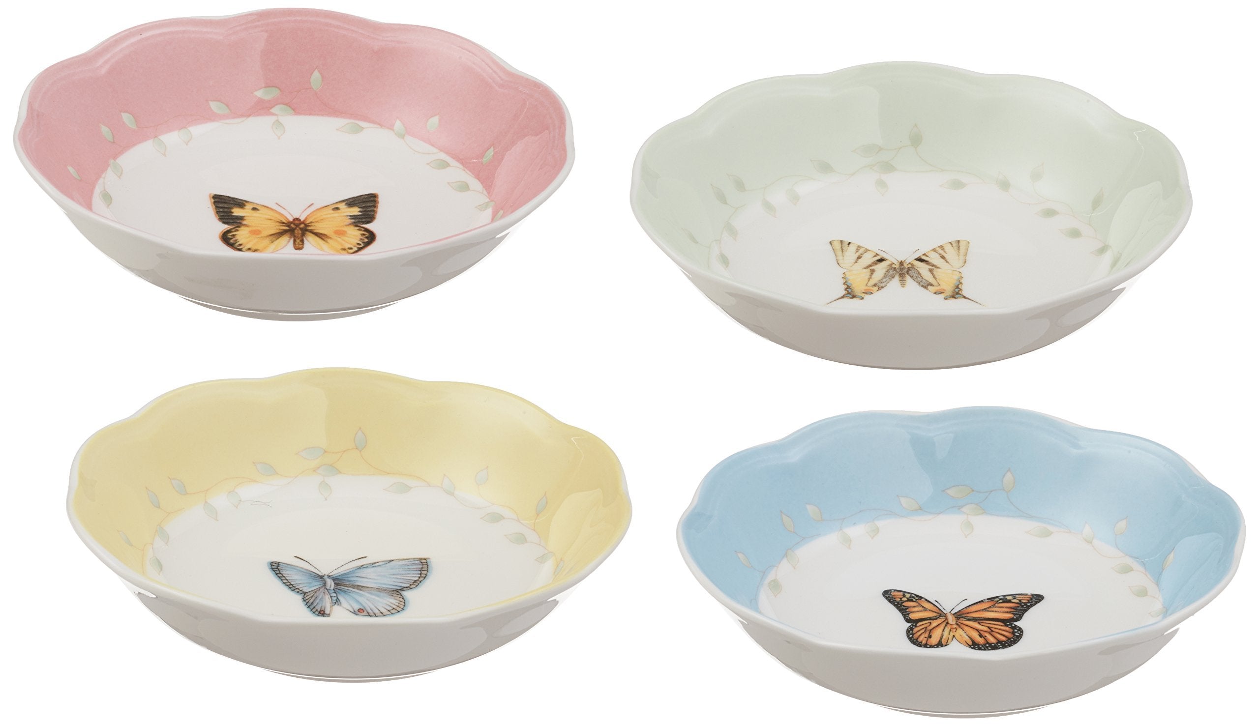 Lenox 806739 Butterfly Meadow 4-Piece Dessert Bowl Set