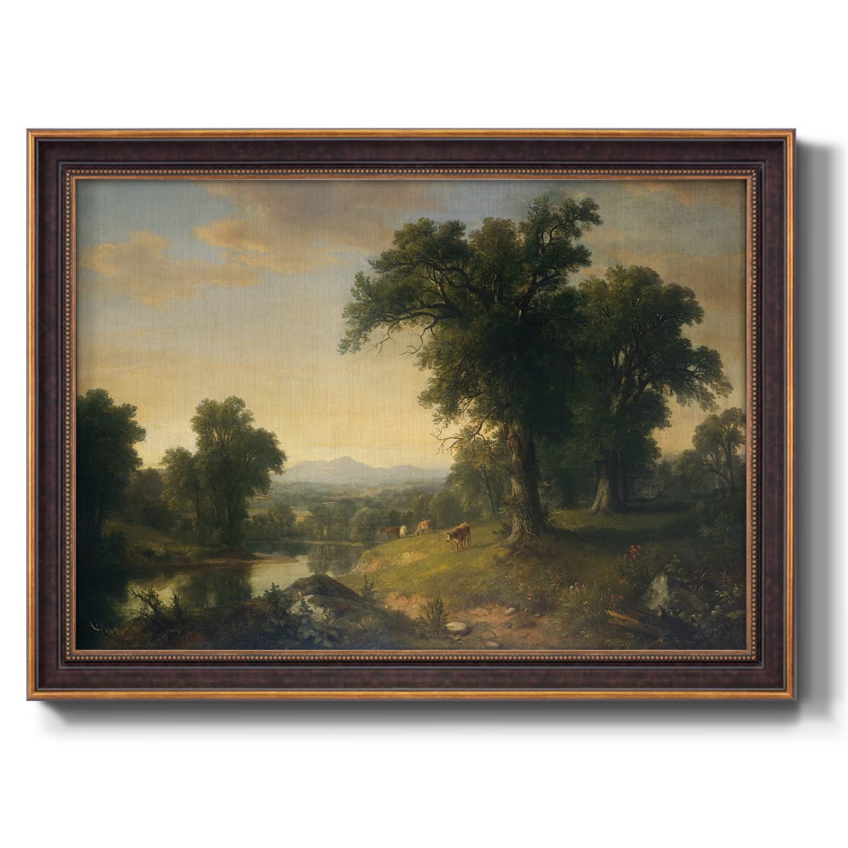 Renditions Gallery Nature Wall Art Prints A Pastoral Scene of Landscape Abstract Art Paintings by Asher Brown Durand for Bedroom