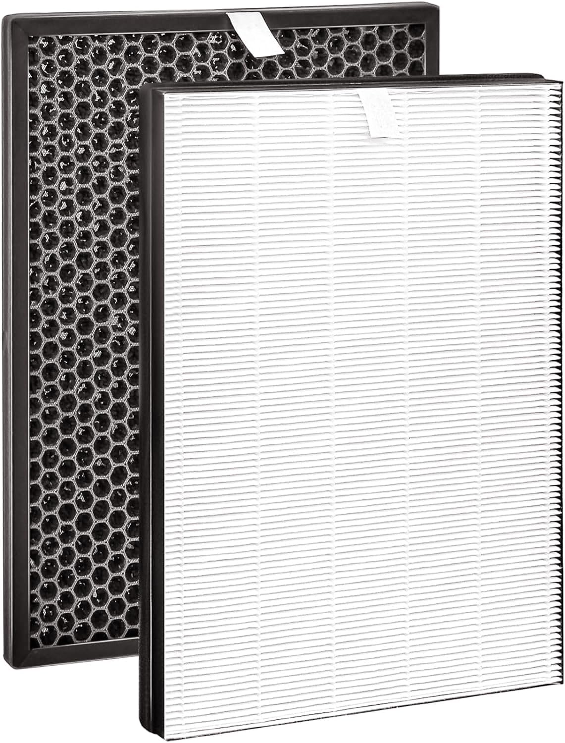 Fy1410 (Hepa) White Fy1413 (Carbon) Filter Set Compatible With Philips Air Purifier Model Ac1215, Ac1217, Ac1211