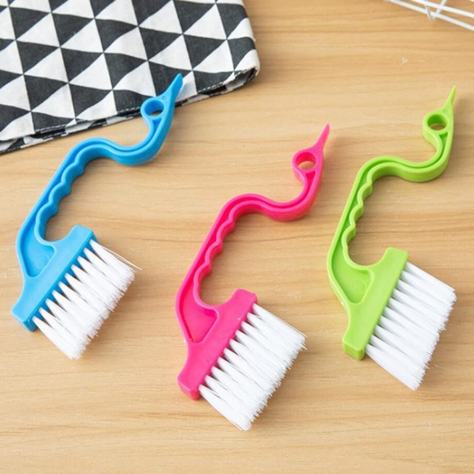 Cicy Crevice Gap Cleaning Brush Tool, 10 Pcs Hand-Held Groove Tools, 2 In 1 Dustpan Brushes Window Track For Air Conditioning Ki