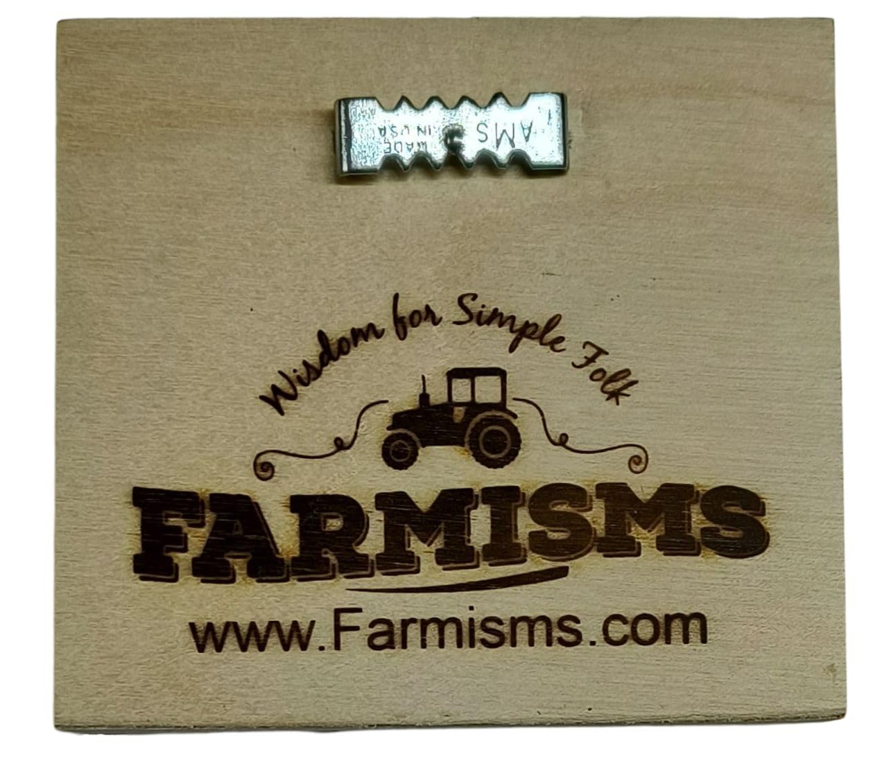 Farmisms 3x3 Inspirational Wooden Rustic Country Signs for Country Farm Living -Life is Beautiful